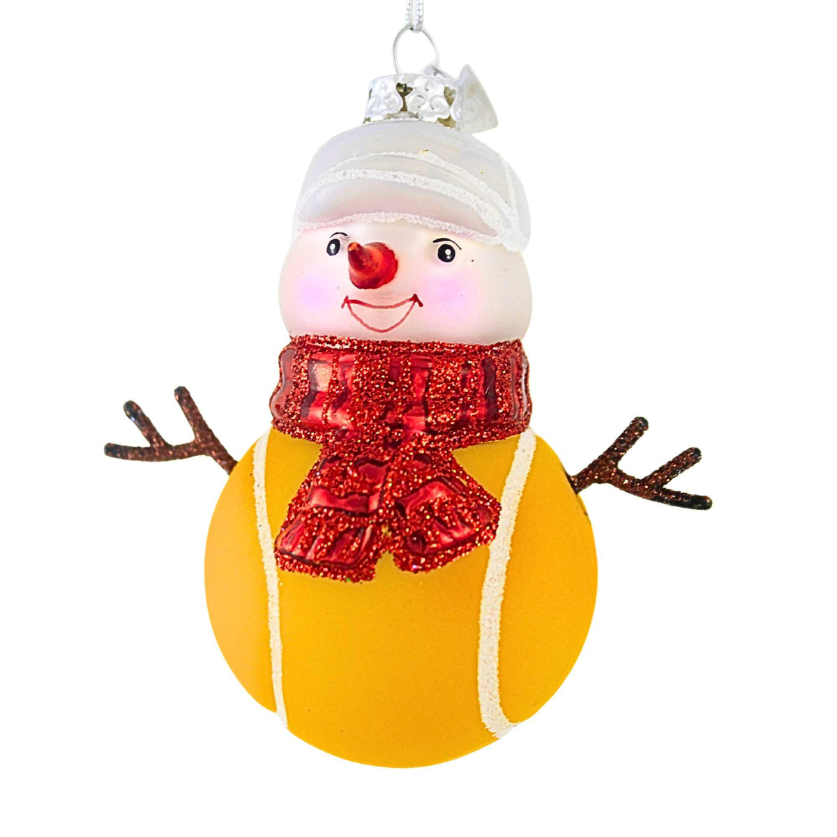 66870 Tennis Snowman Ornament NB1826