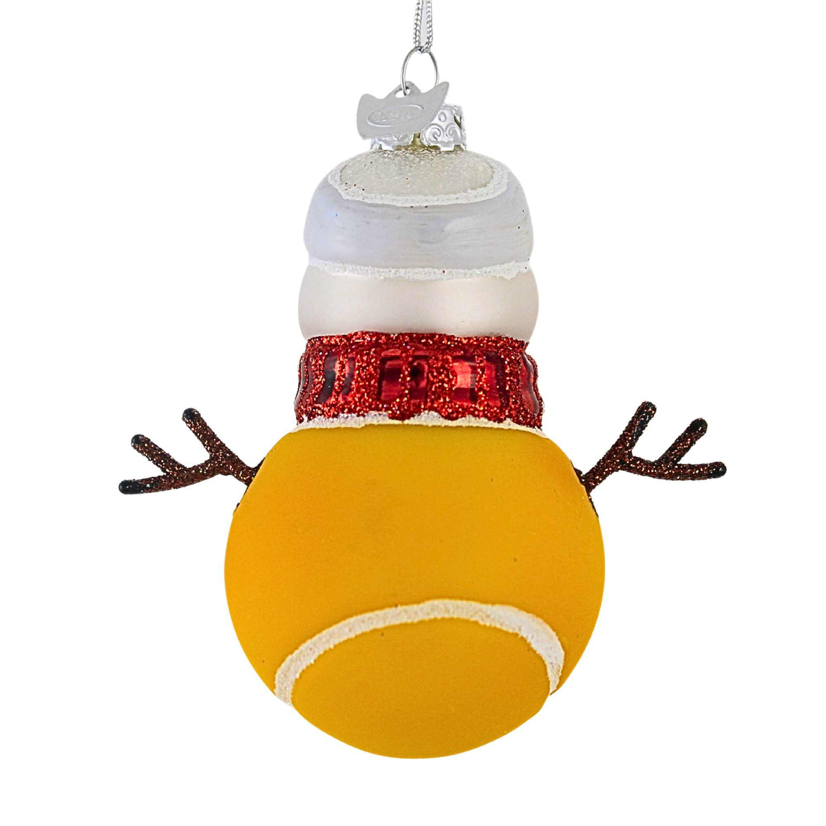 Noble Gems Tennis Snowman Ornament - - SBKGifts.com