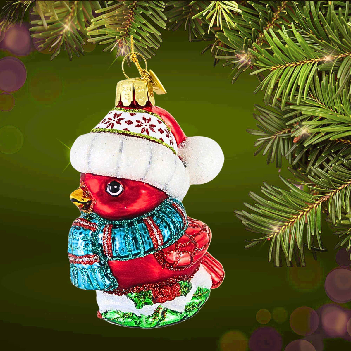 Kurt S. Adler Winter Cardinal - - SBKGifts.com