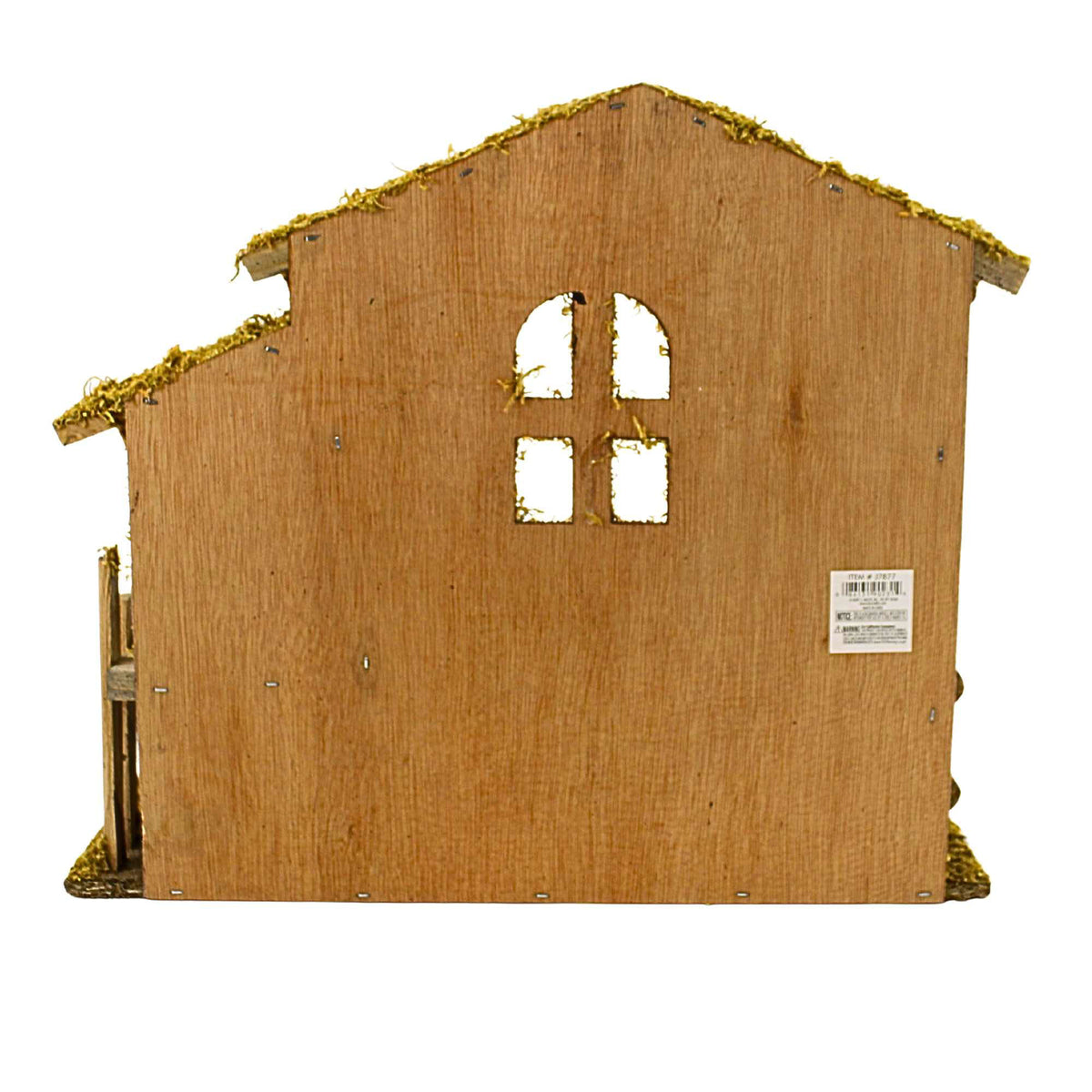 Kurt S. Adler Wooden Nativity Manger - - SBKGifts.com