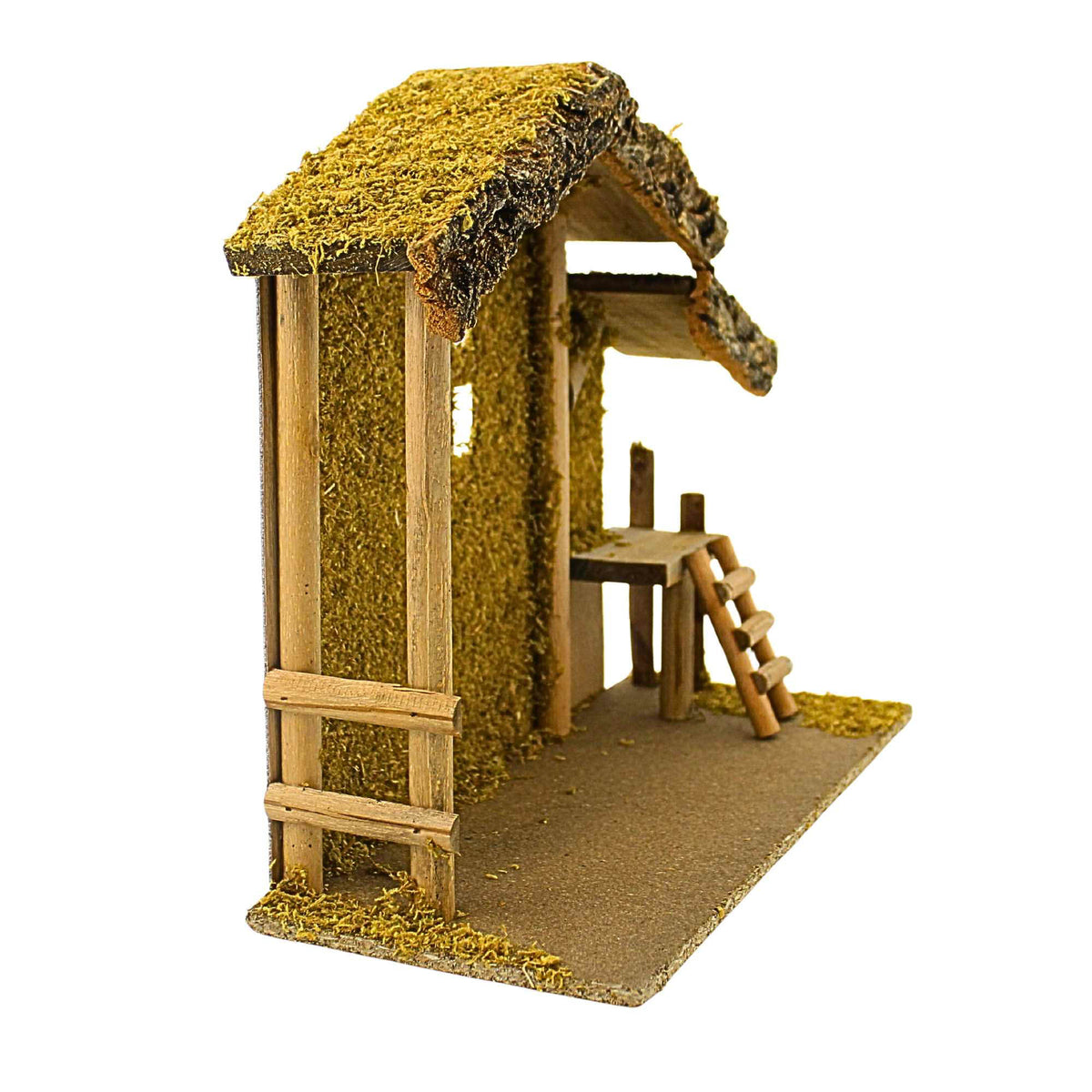 Kurt S. Adler Wooden Nativity Manger - - SBKGifts.com