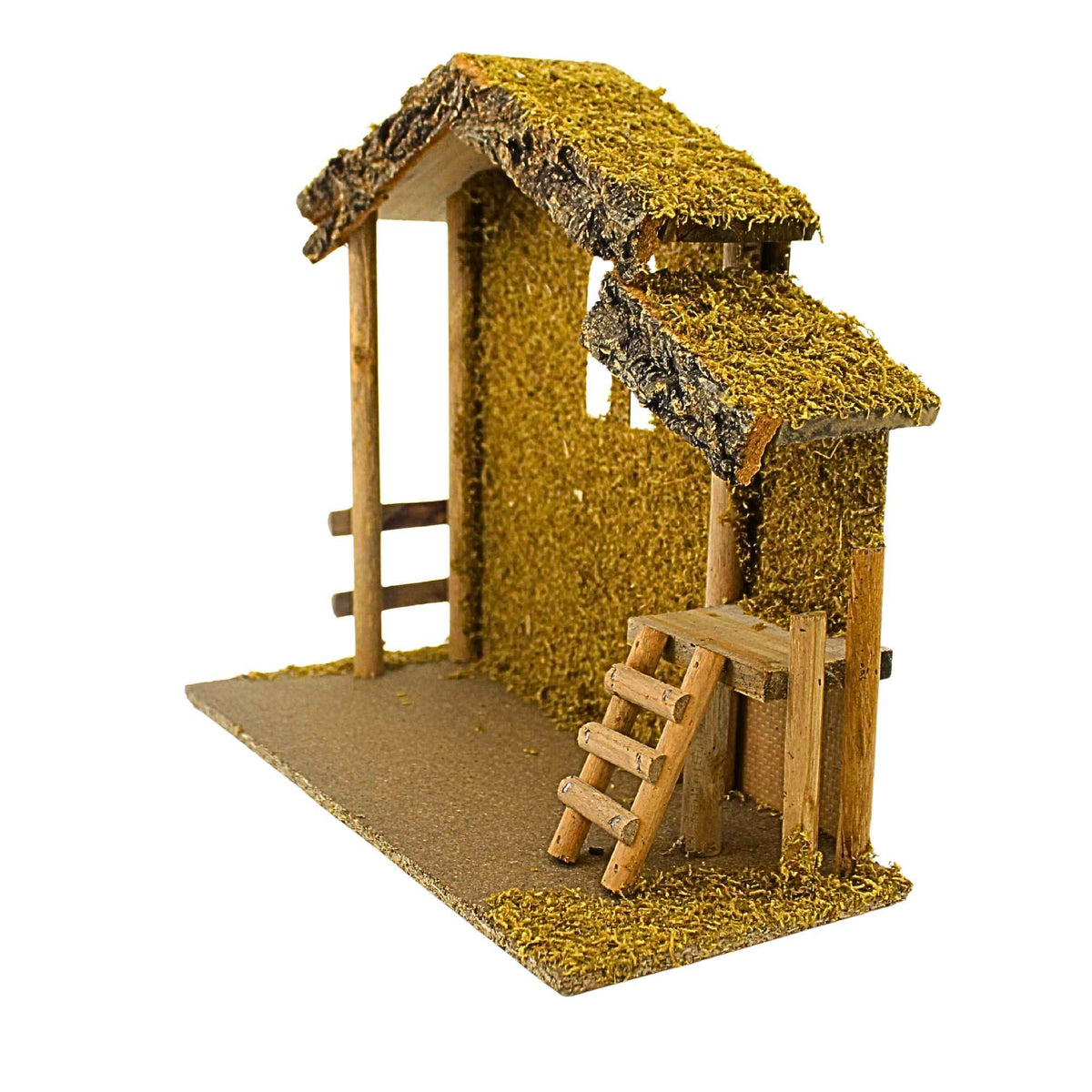 Kurt S. Adler Wooden Nativity Manger - - SBKGifts.com