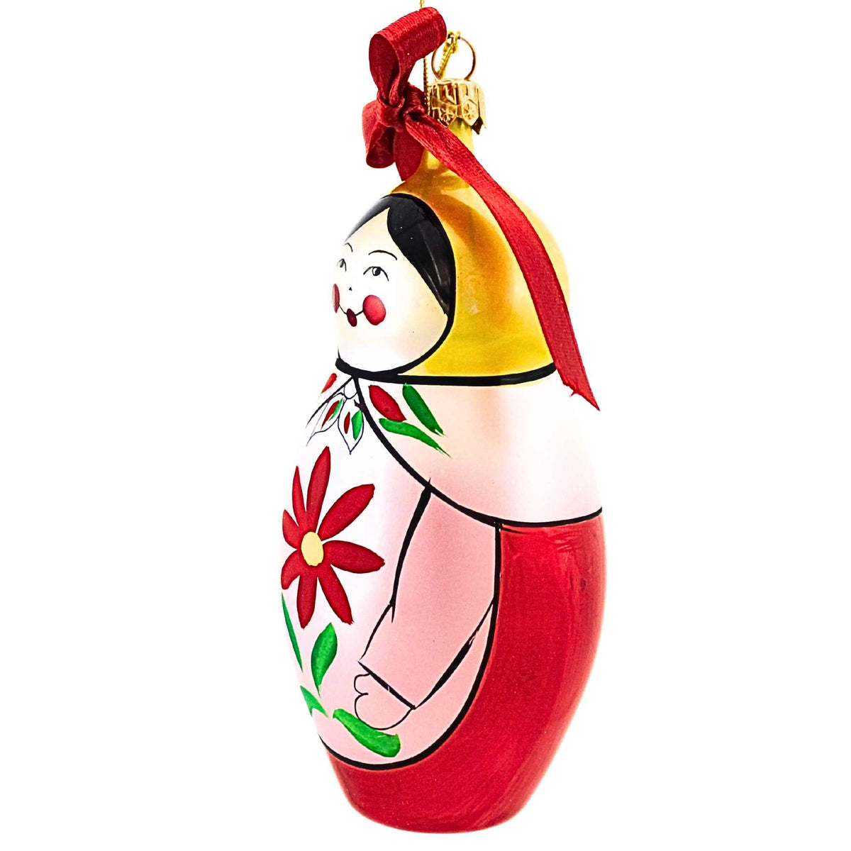 De Carlini Italian Ornaments Russian Matryoshka Nesting Doll - - SBKGifts.com