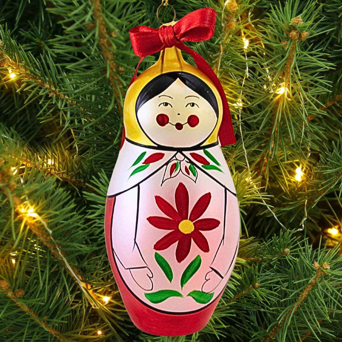 De Carlini Italian Ornaments Russian Matryoshka Nesting Doll - - SBKGifts.com