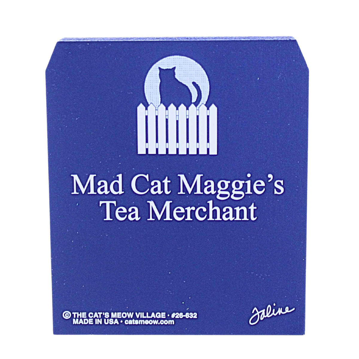 Cat's Meow Village Mad Cat Maggie's Tea Merchant - - SBKGifts.com