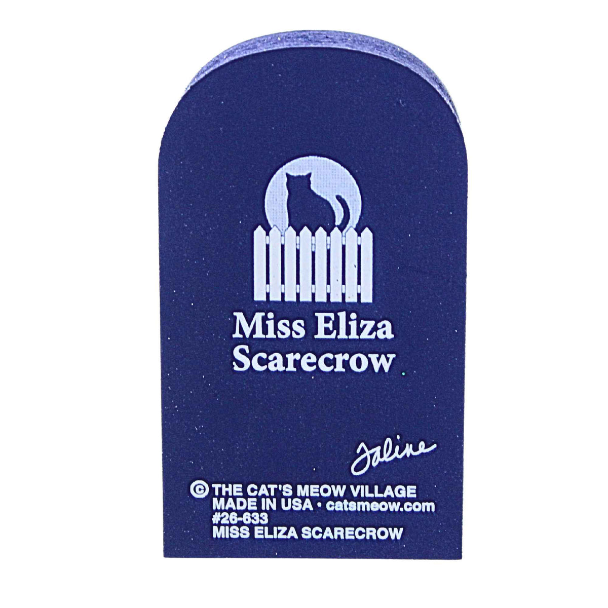 Cat's Meow Village Miss Eliza Scarecrow - - SBKGifts.com