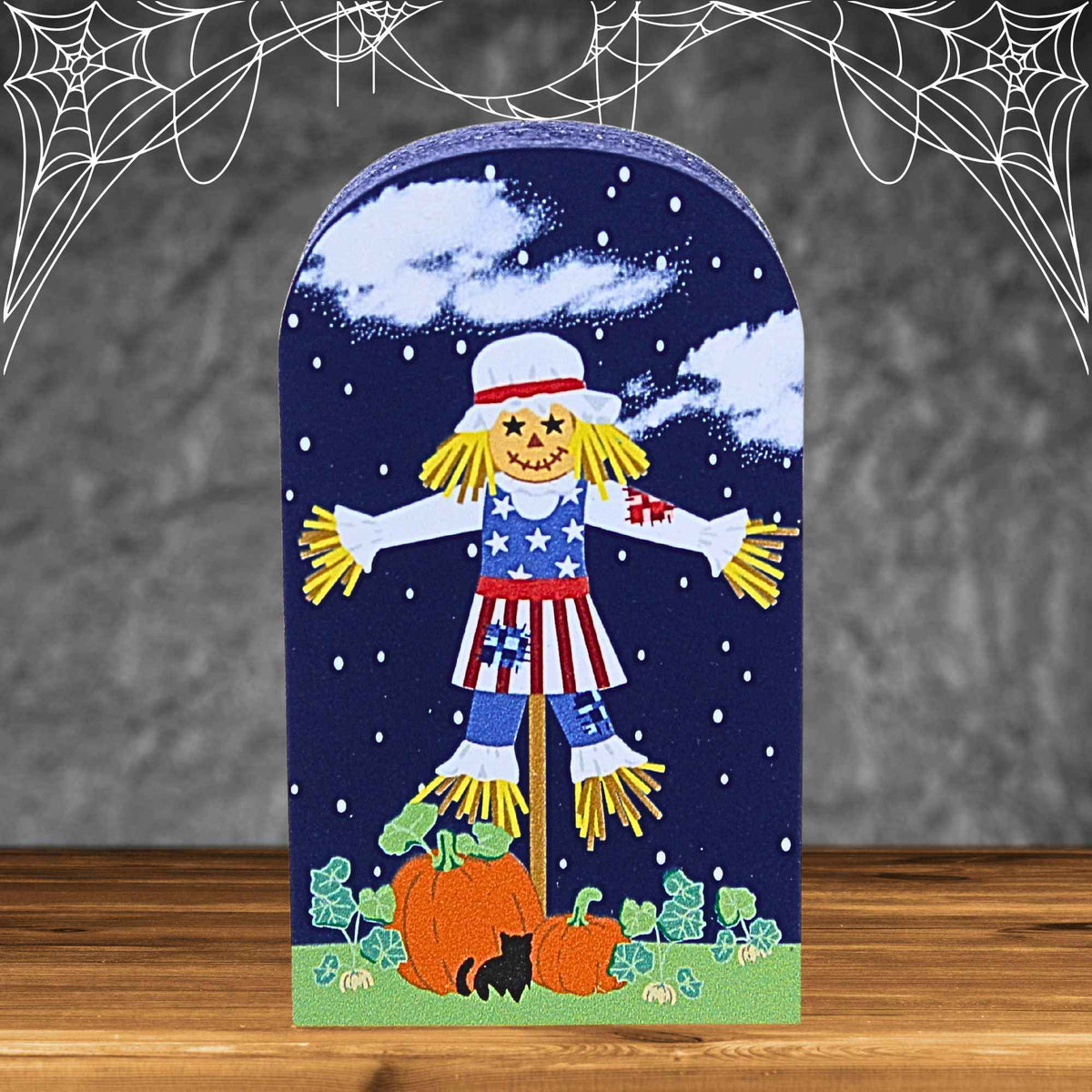 Cat's Meow Village Miss Eliza Scarecrow - - SBKGifts.com