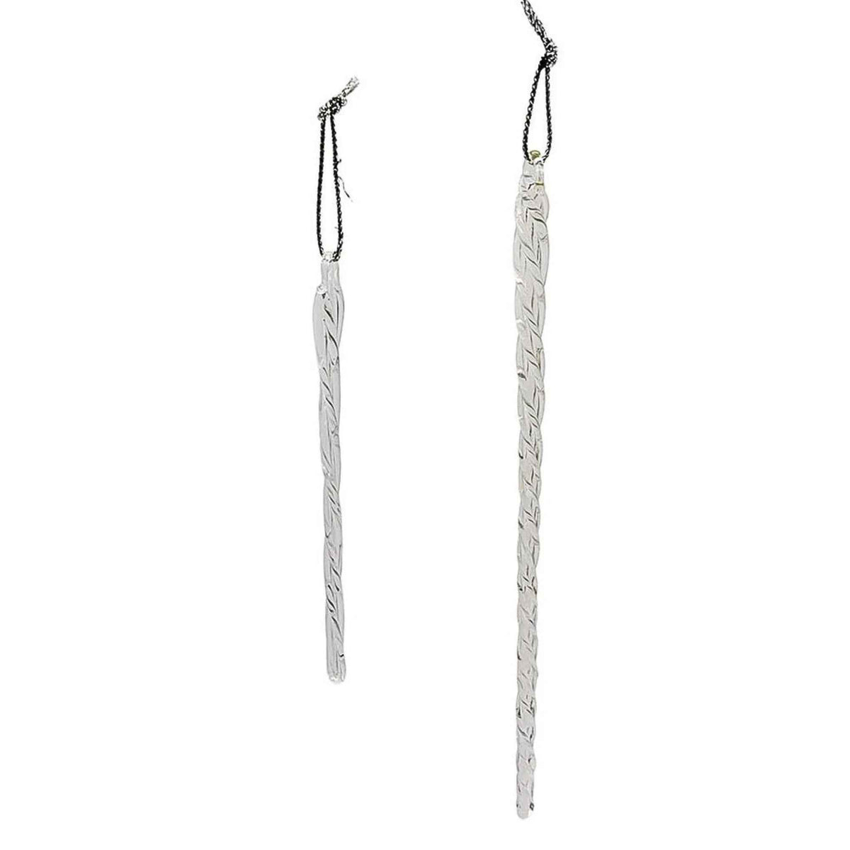 Kurt S. Adler Glass Icicle Ornaments - - SBKGifts.com