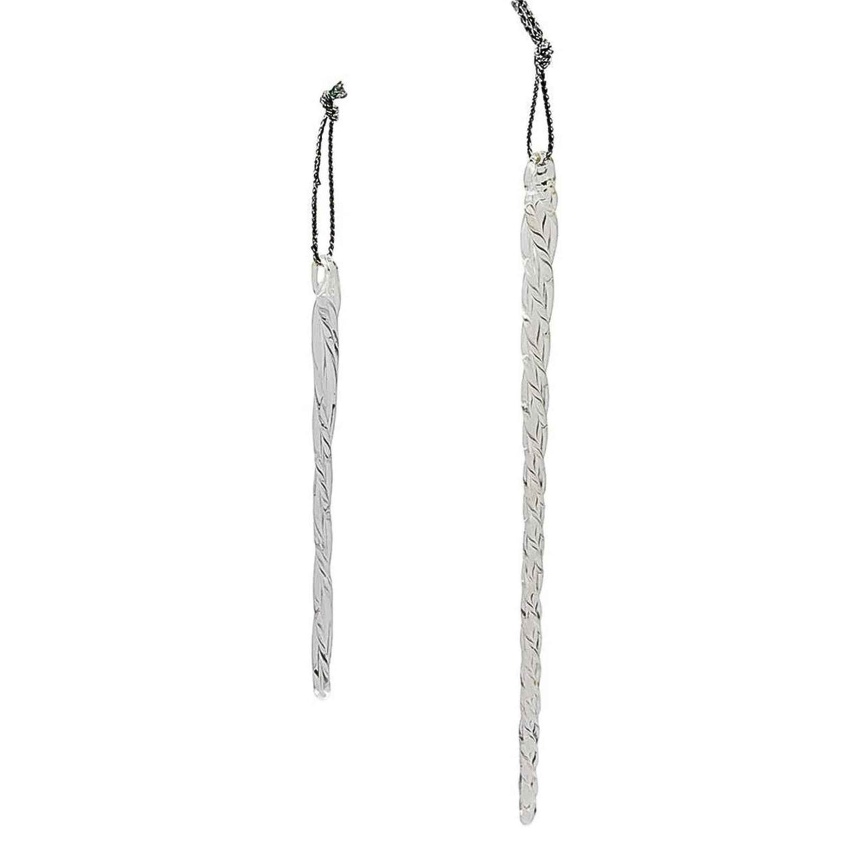 Kurt S. Adler Glass Icicle Ornaments - - SBKGifts.com