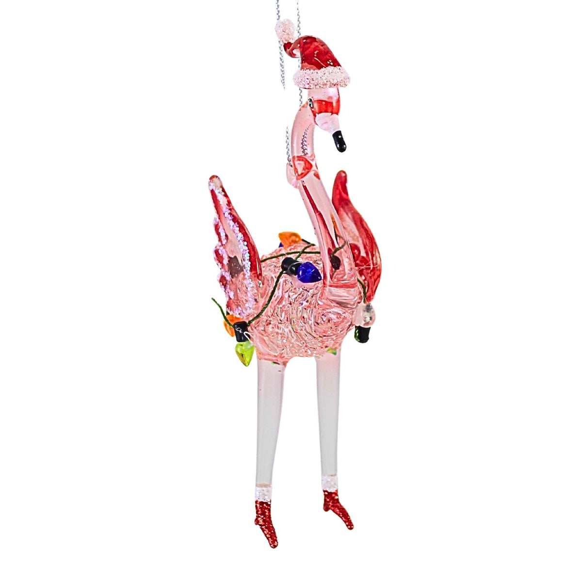 Kurt S. Adler Flamingo In String Lights Ornament - - SBKGifts.com