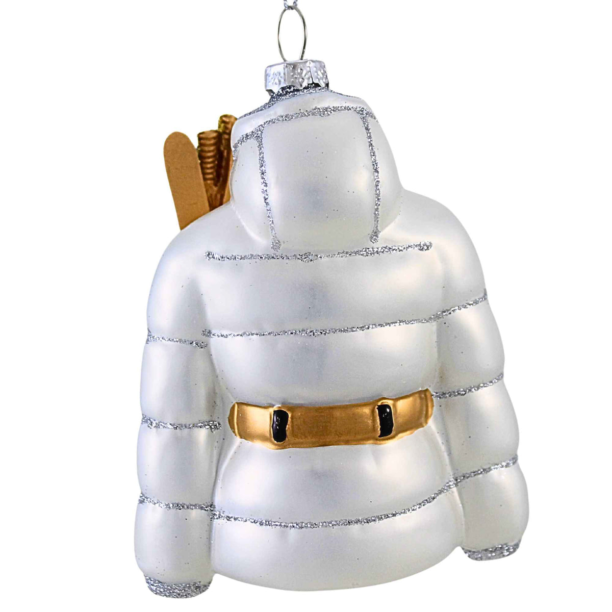 Kurt S. Adler White Ski Jacket Ornament - - SBKGifts.com
