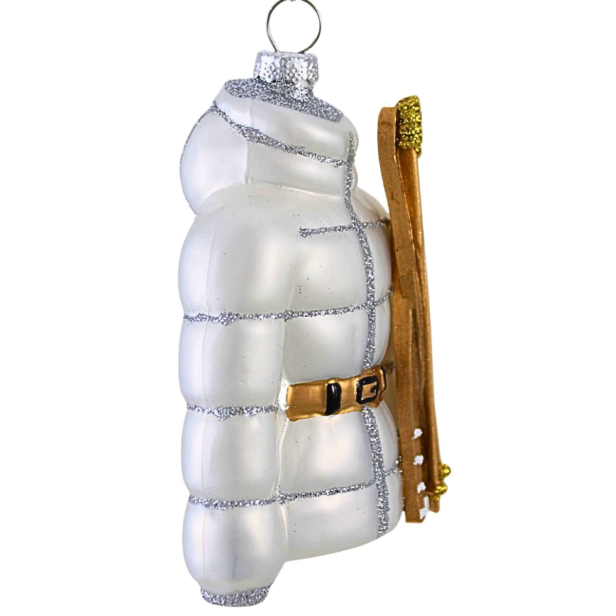 Kurt S. Adler White Ski Jacket Ornament - - SBKGifts.com