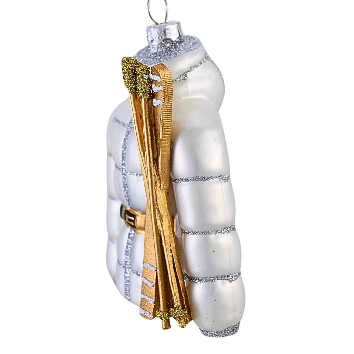 Kurt S. Adler White Ski Jacket Ornament - - SBKGifts.com