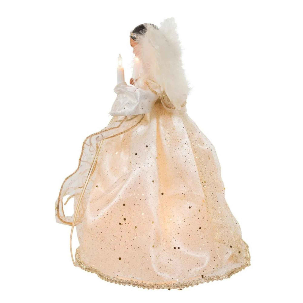 Kurt S. Adler African American Angel Tree Topper - - SBKGifts.com