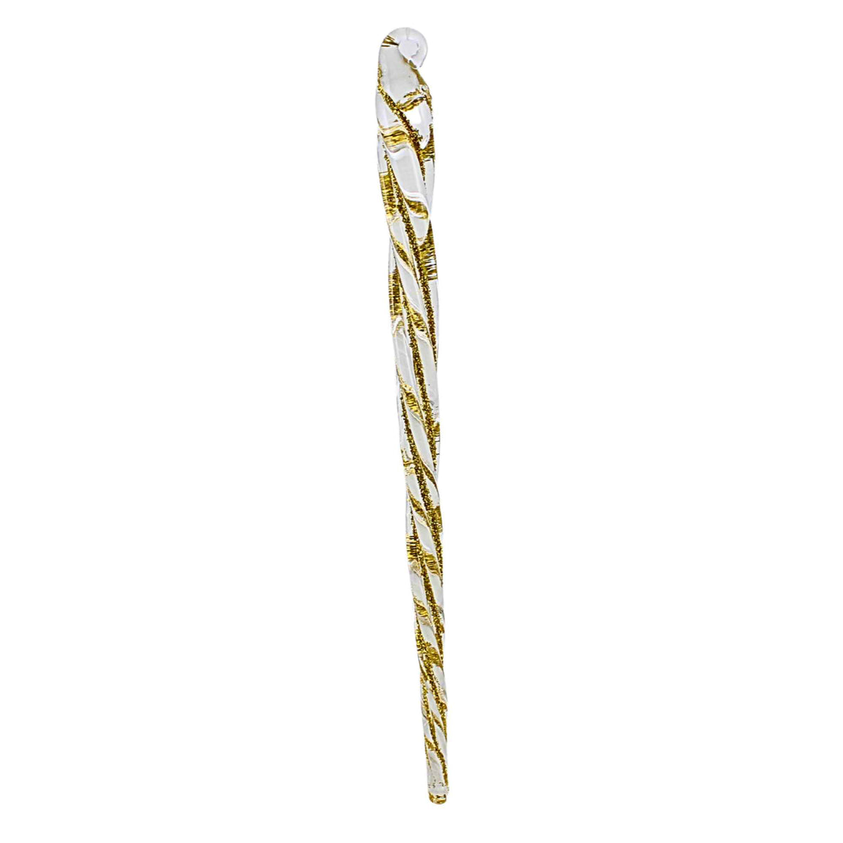 Kurt S. Adler Gold Twisted Icicle Ornament - - SBKGifts.com