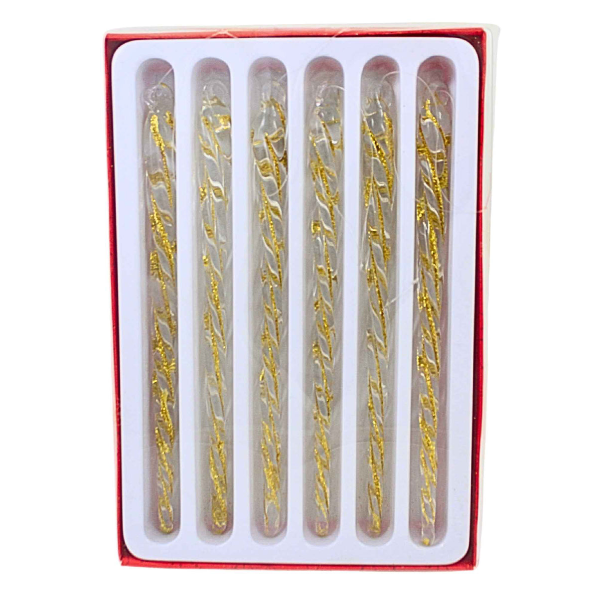 Kurt S. Adler Gold Twisted Icicle Ornament - - SBKGifts.com