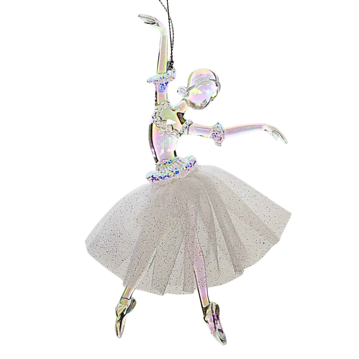 Kurt S. Adler Ballerinas With Fabric Skirt - - SBKGifts.com