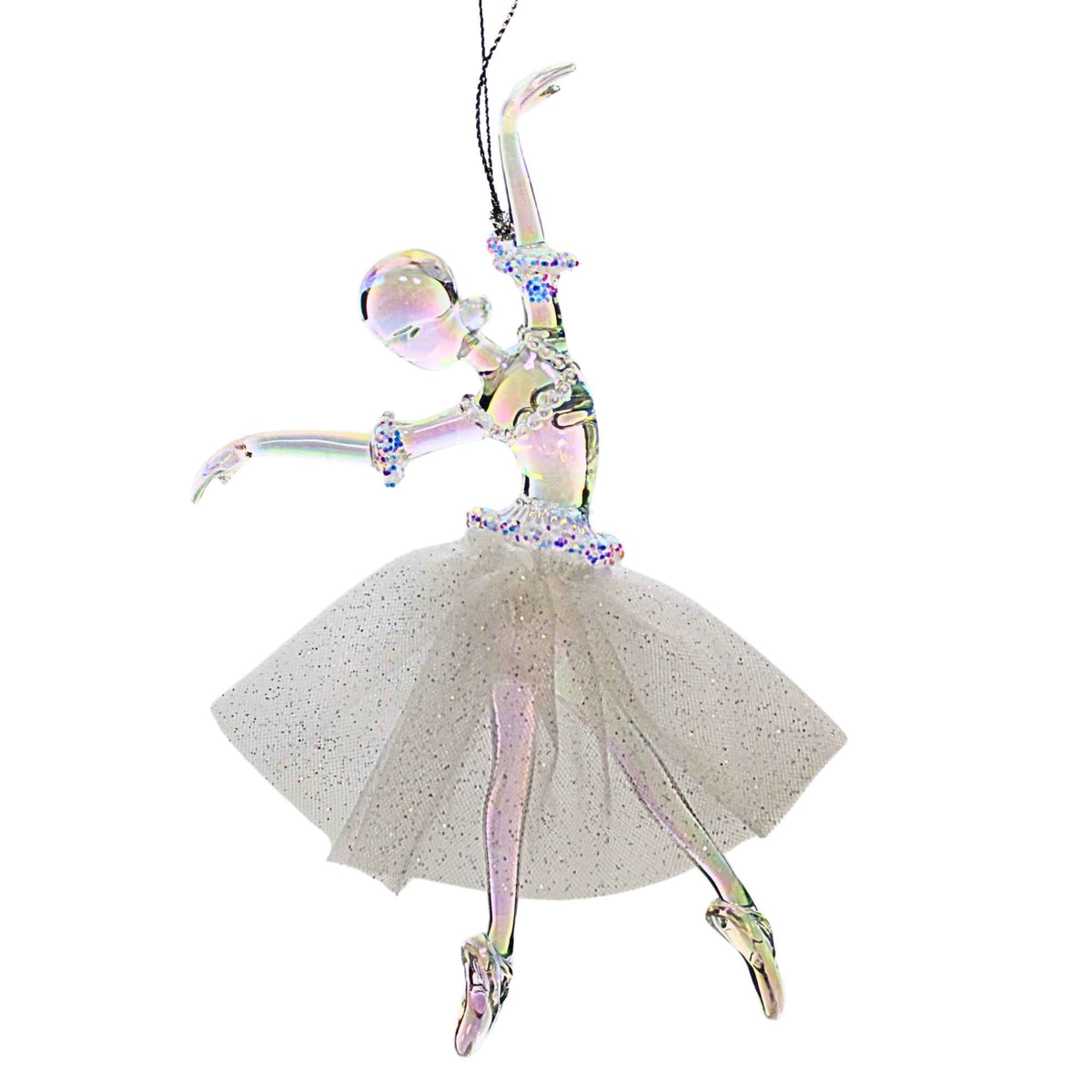 Kurt S. Adler Ballerinas With Fabric Skirt - - SBKGifts.com