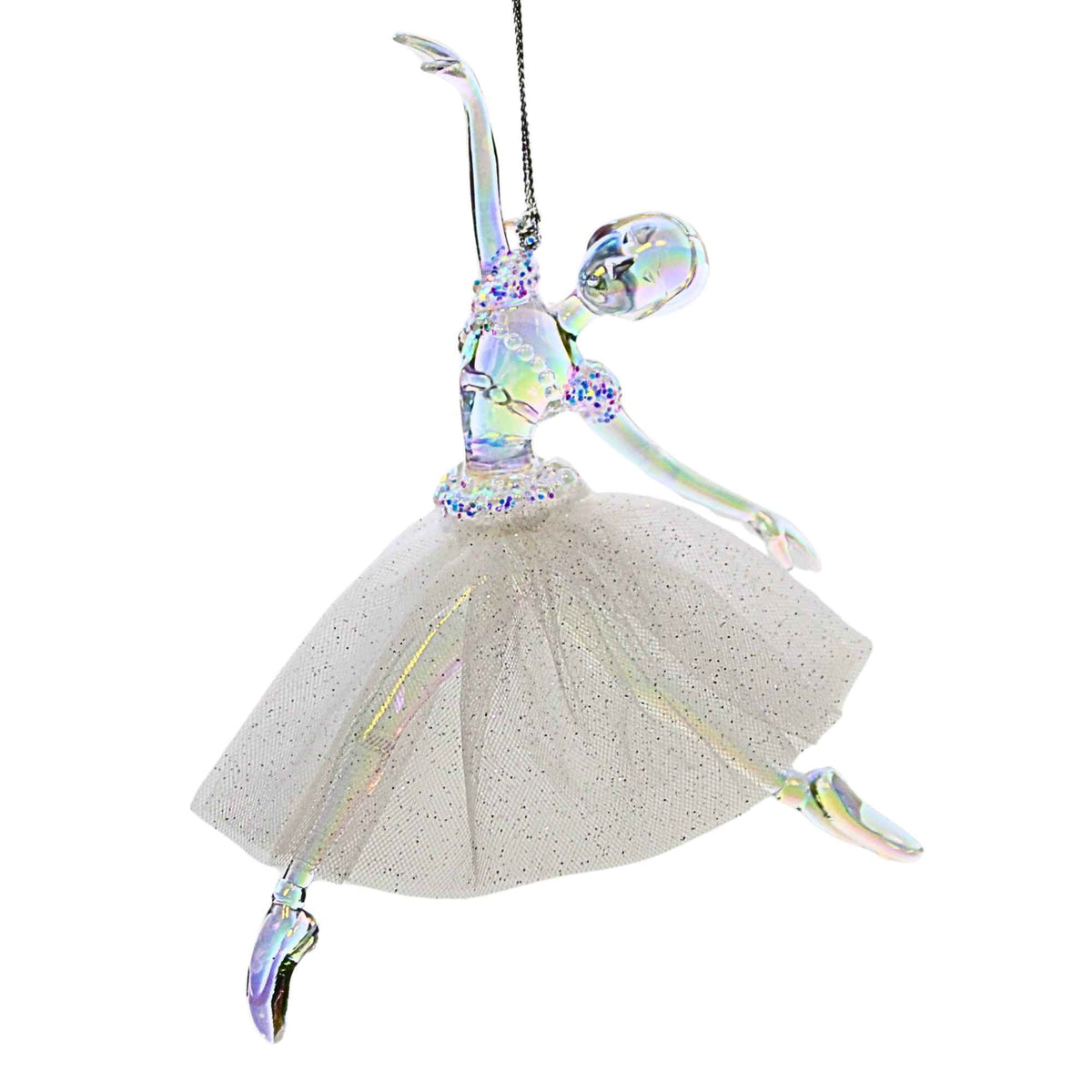 Kurt S. Adler Ballerinas With Fabric Skirt - - SBKGifts.com