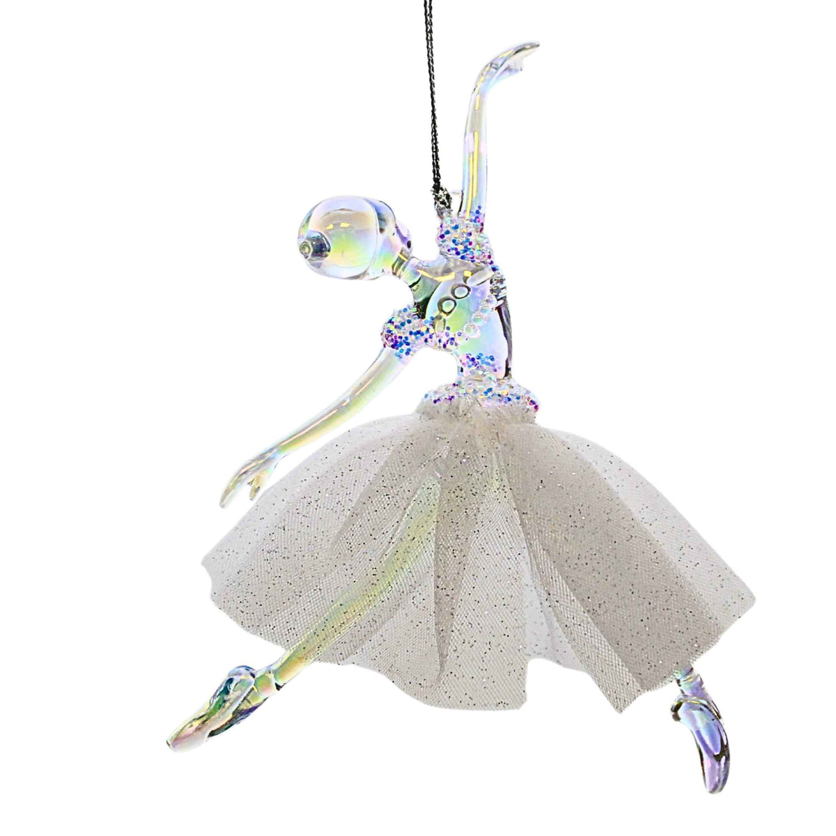 Kurt S. Adler Ballerinas With Fabric Skirt - - SBKGifts.com
