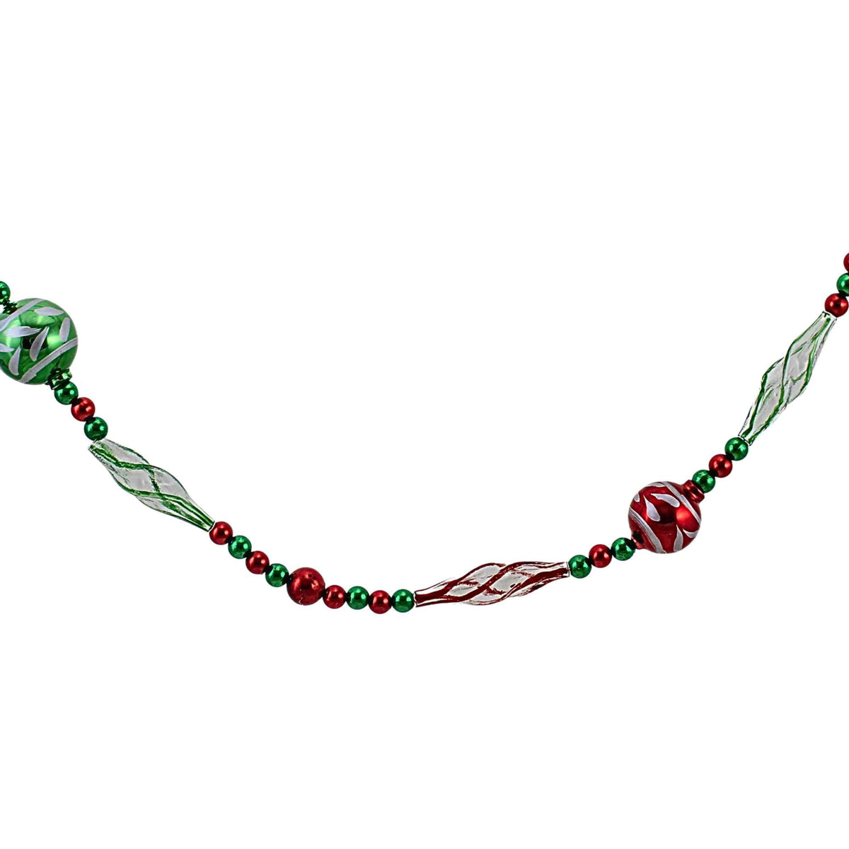 67008 Red/Green Swirl Garland 4522928