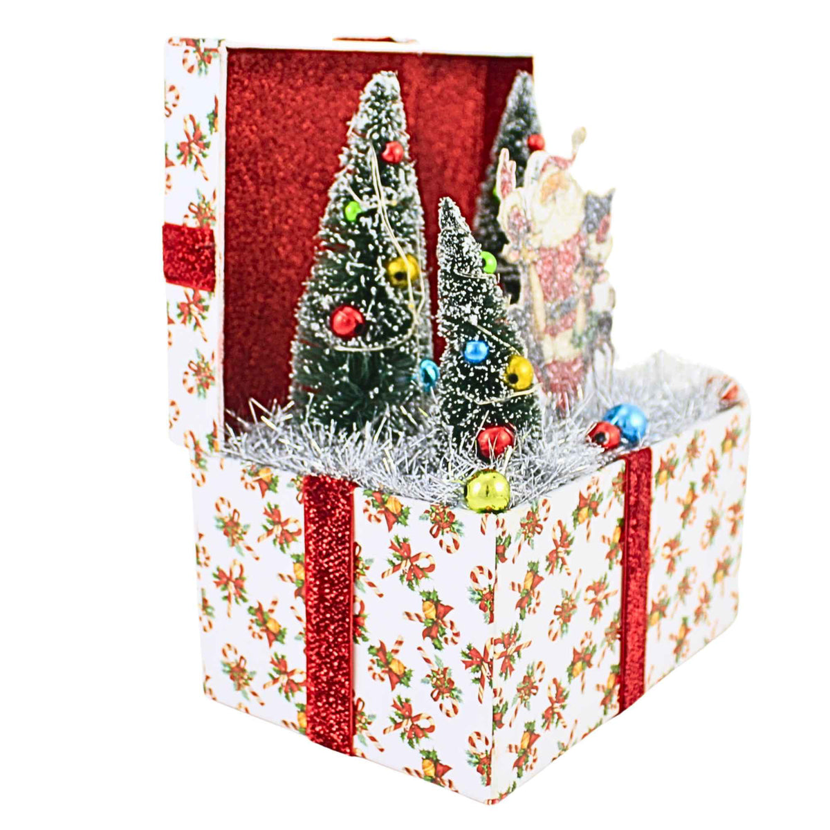 Raz Imports Santa's Choir Vignette Box - - SBKGifts.com