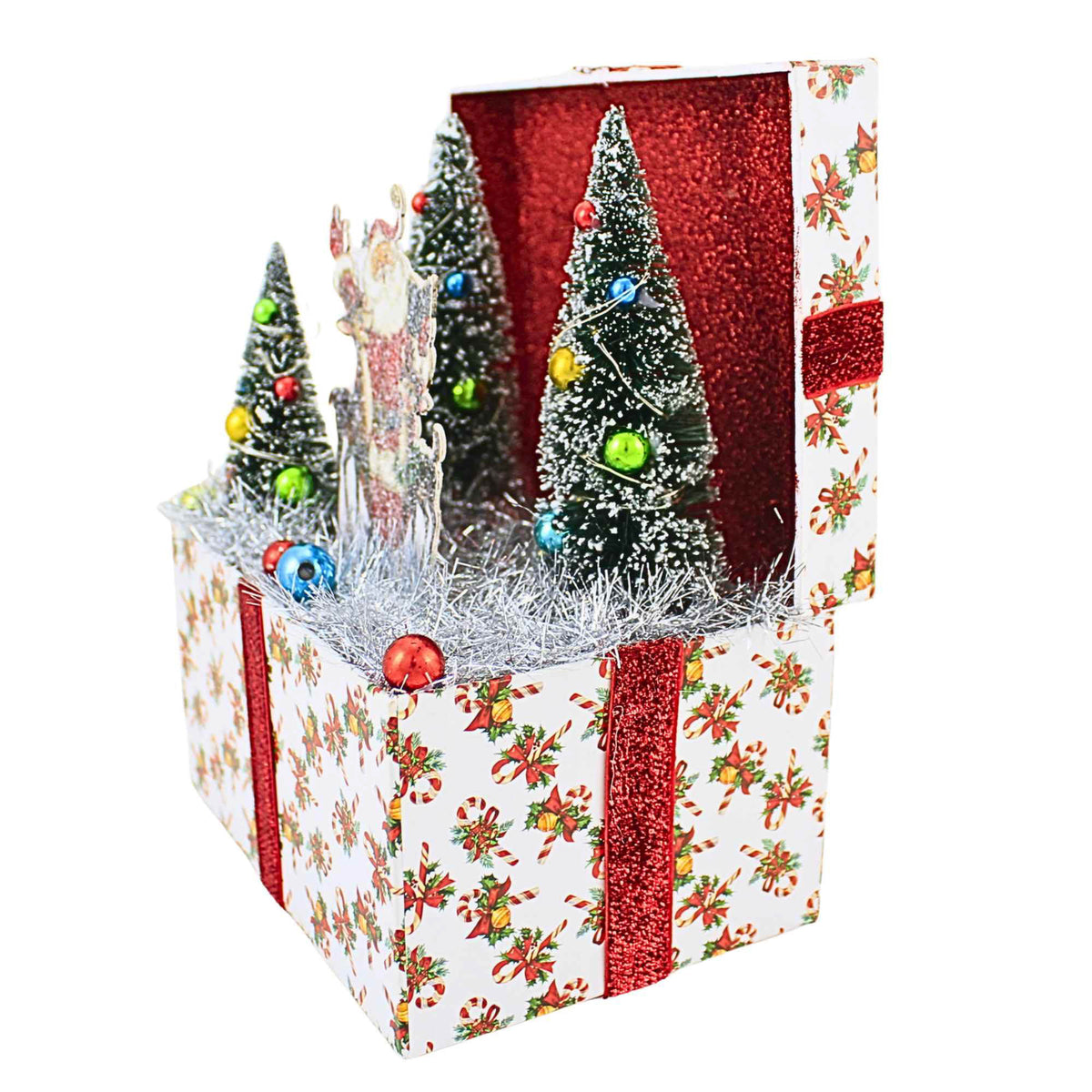 Raz Imports Santa's Choir Vignette Box - - SBKGifts.com