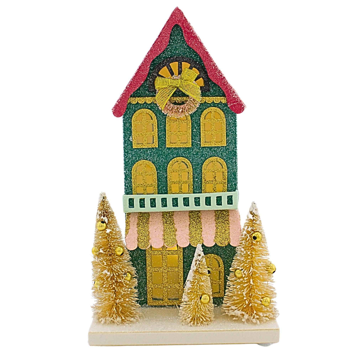 Raz Imports Multi Colored Paper Houses - - SBKGifts.com