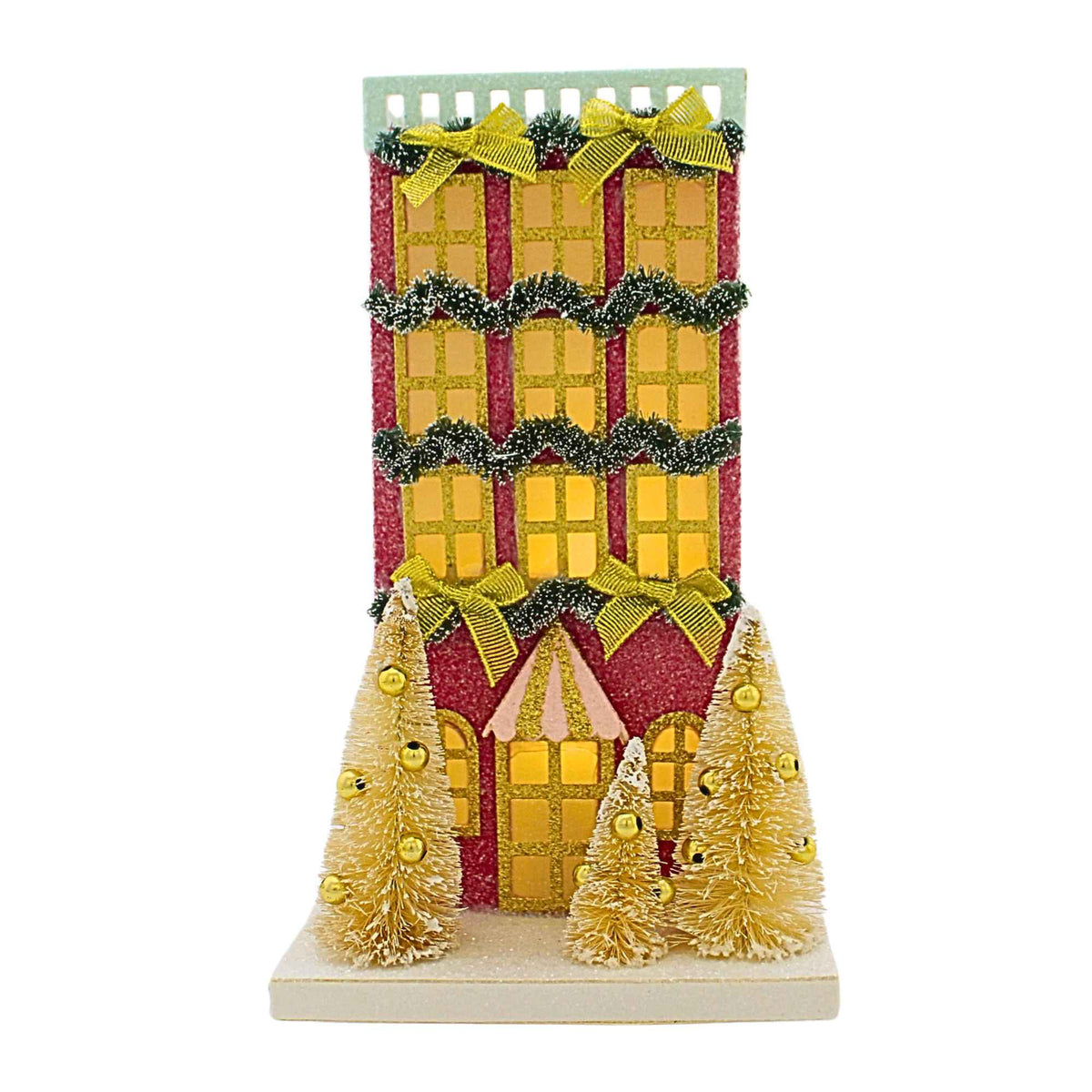 Raz Imports Multi Colored Paper Houses - - SBKGifts.com