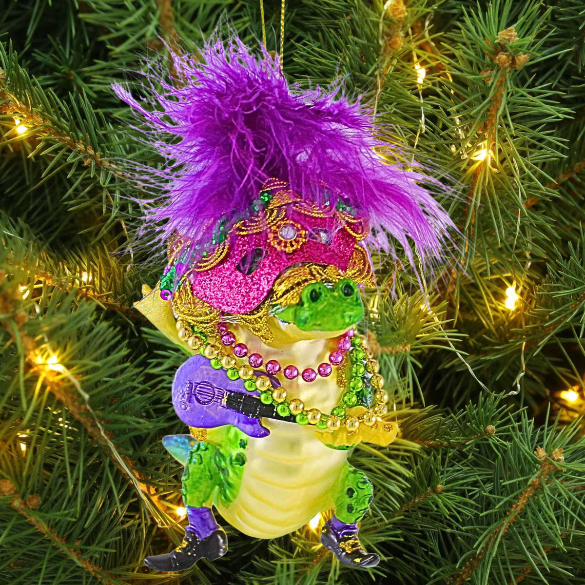 December Diamonds Mr Crocodile With Mask - - SBKGifts.com
