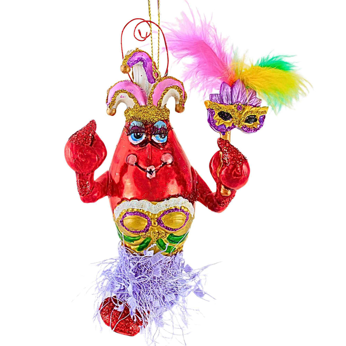 67024 Mardi Gras Crawfish Ornament 7981930