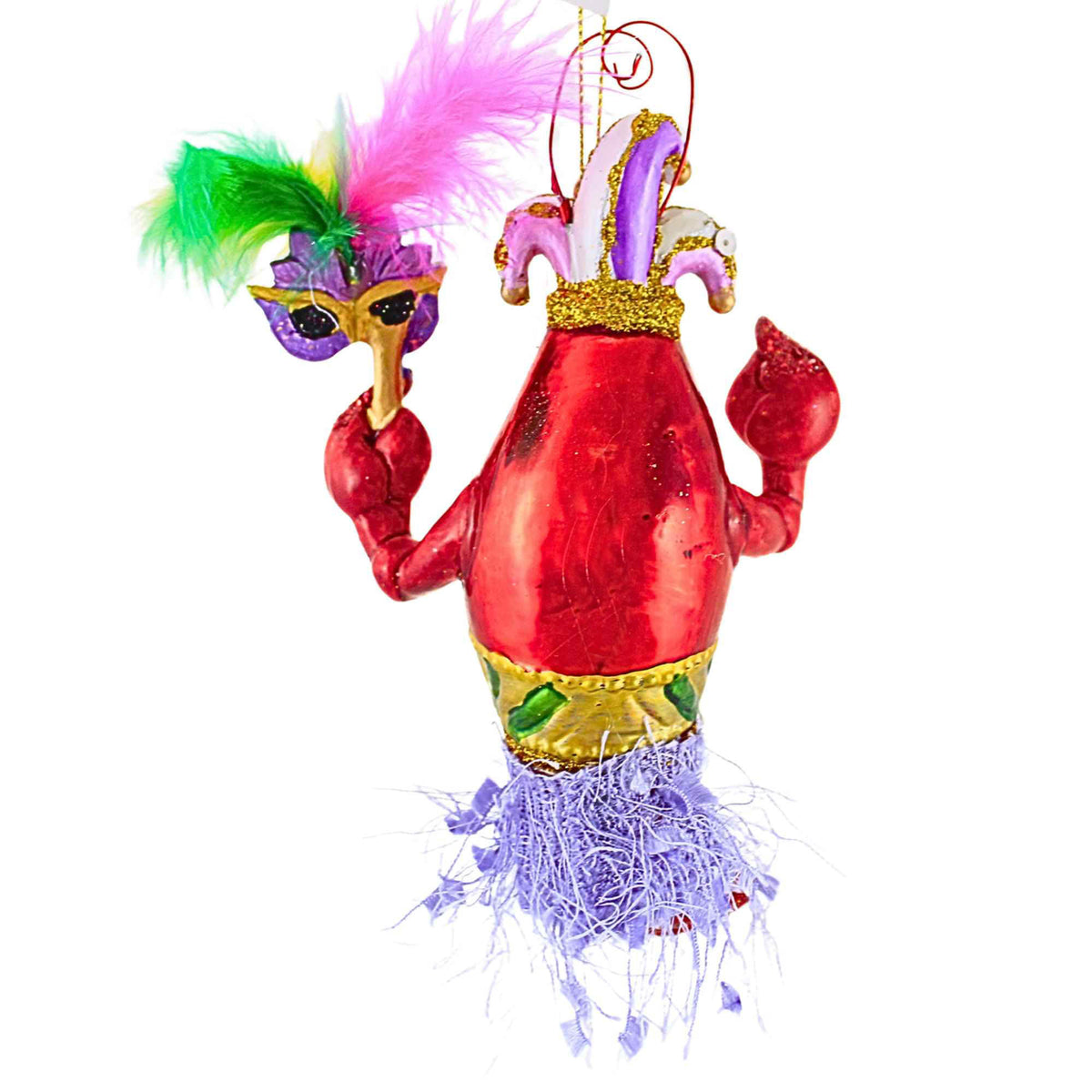 December Diamonds Mardi Gras Crawfish Ornament - - SBKGifts.com