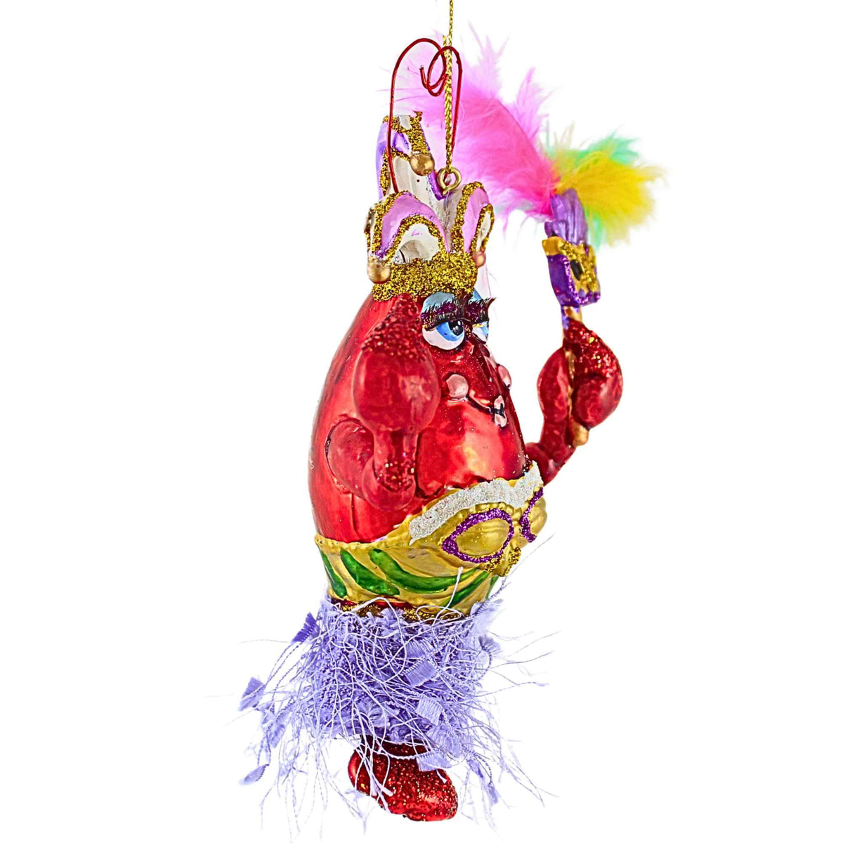December Diamonds Mardi Gras Crawfish Ornament - - SBKGifts.com