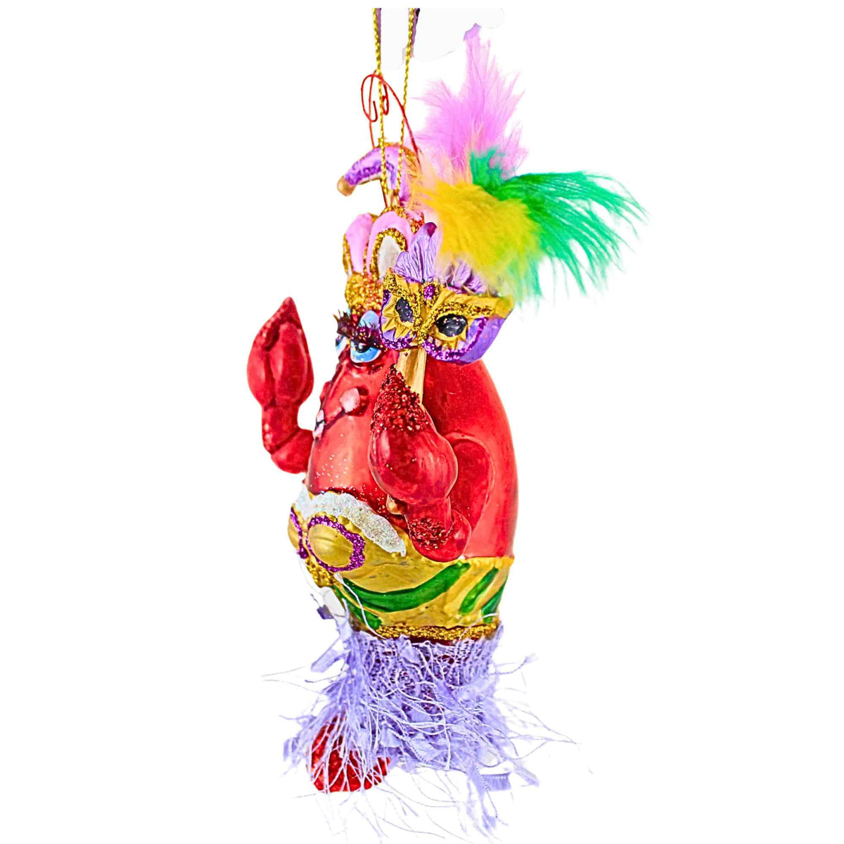 December Diamonds Mardi Gras Crawfish Ornament - - SBKGifts.com
