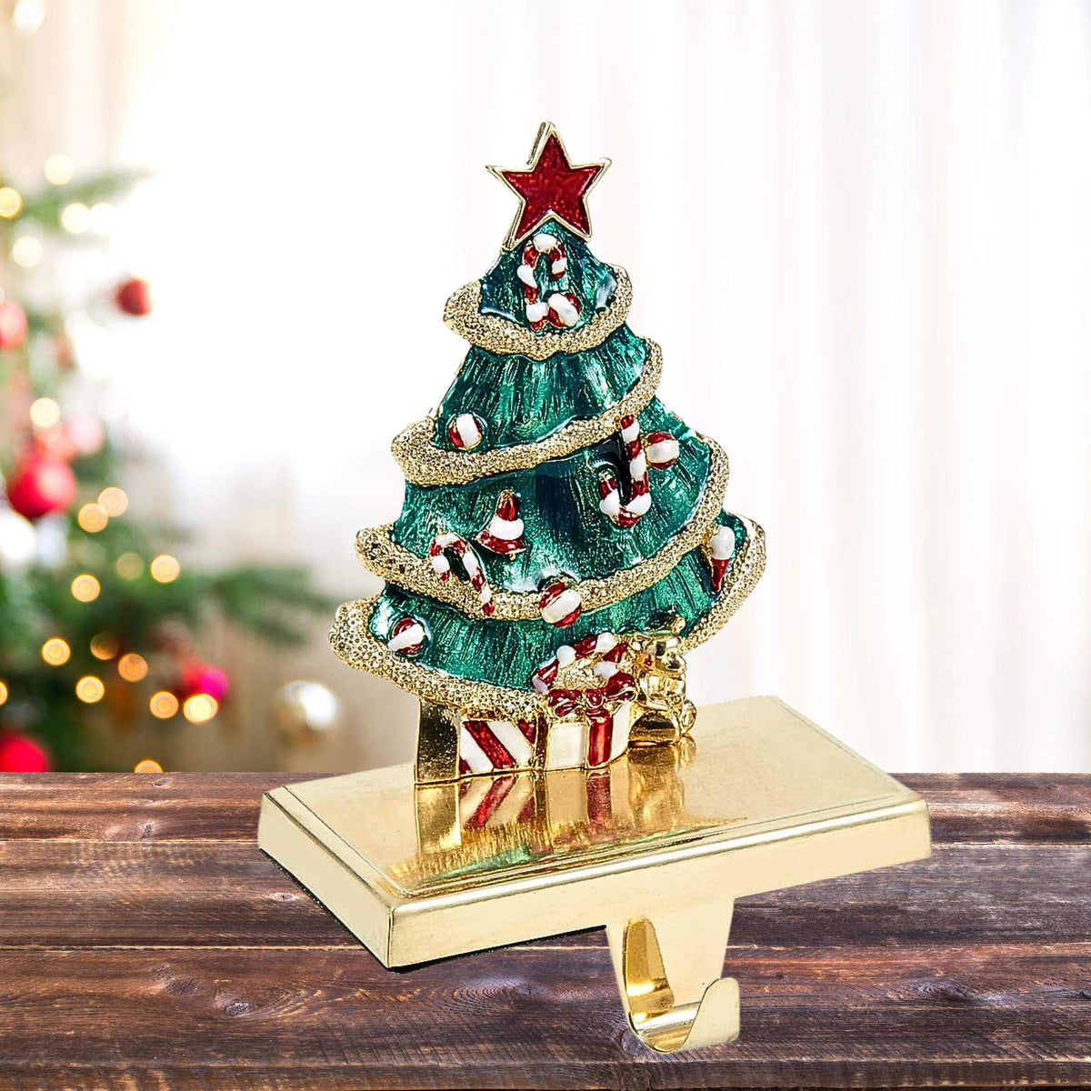 Kurt S. Adler Christmas Tree Stocking Hanger - - SBKGifts.com