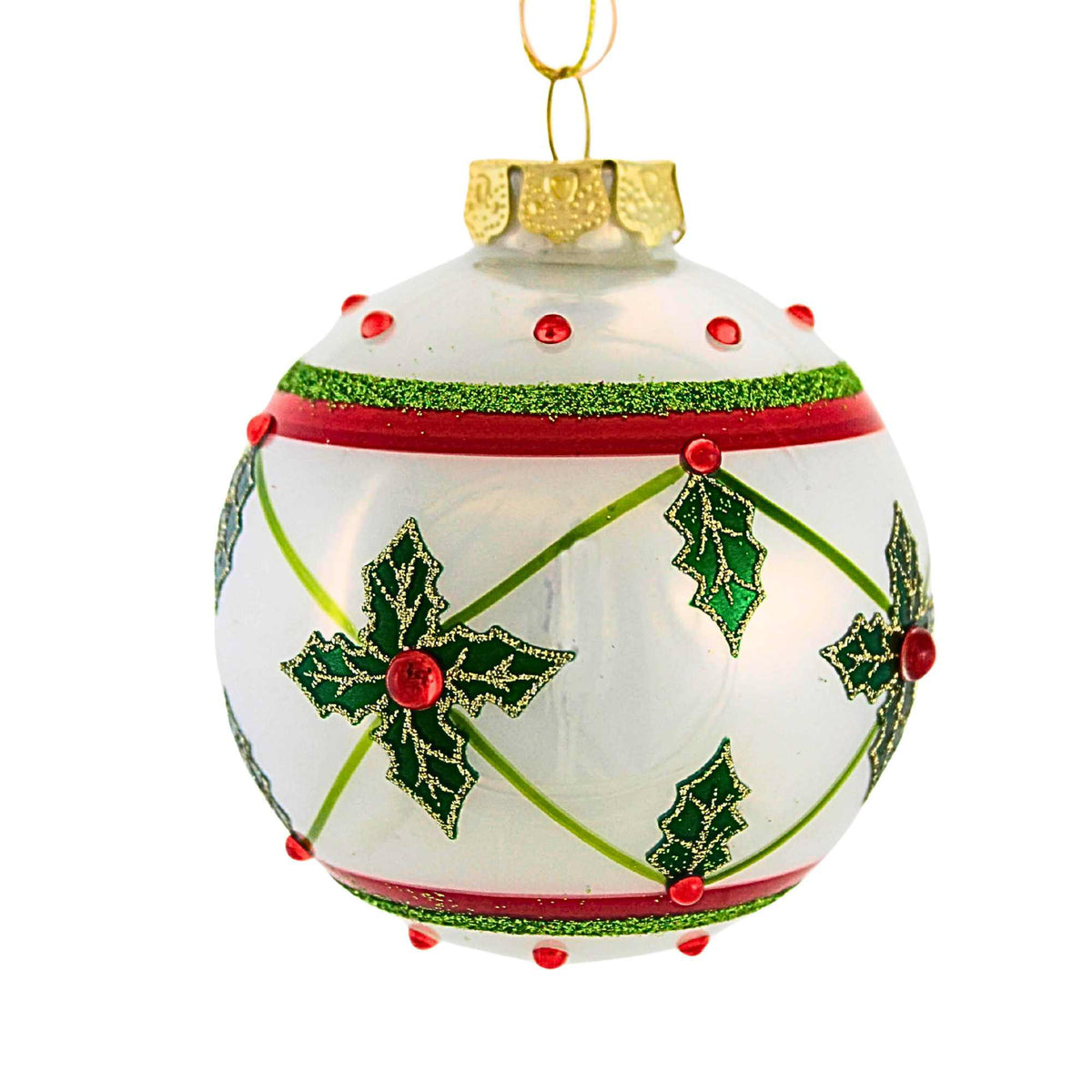 Kurt S. Adler Holly Berry Ball - - SBKGifts.com