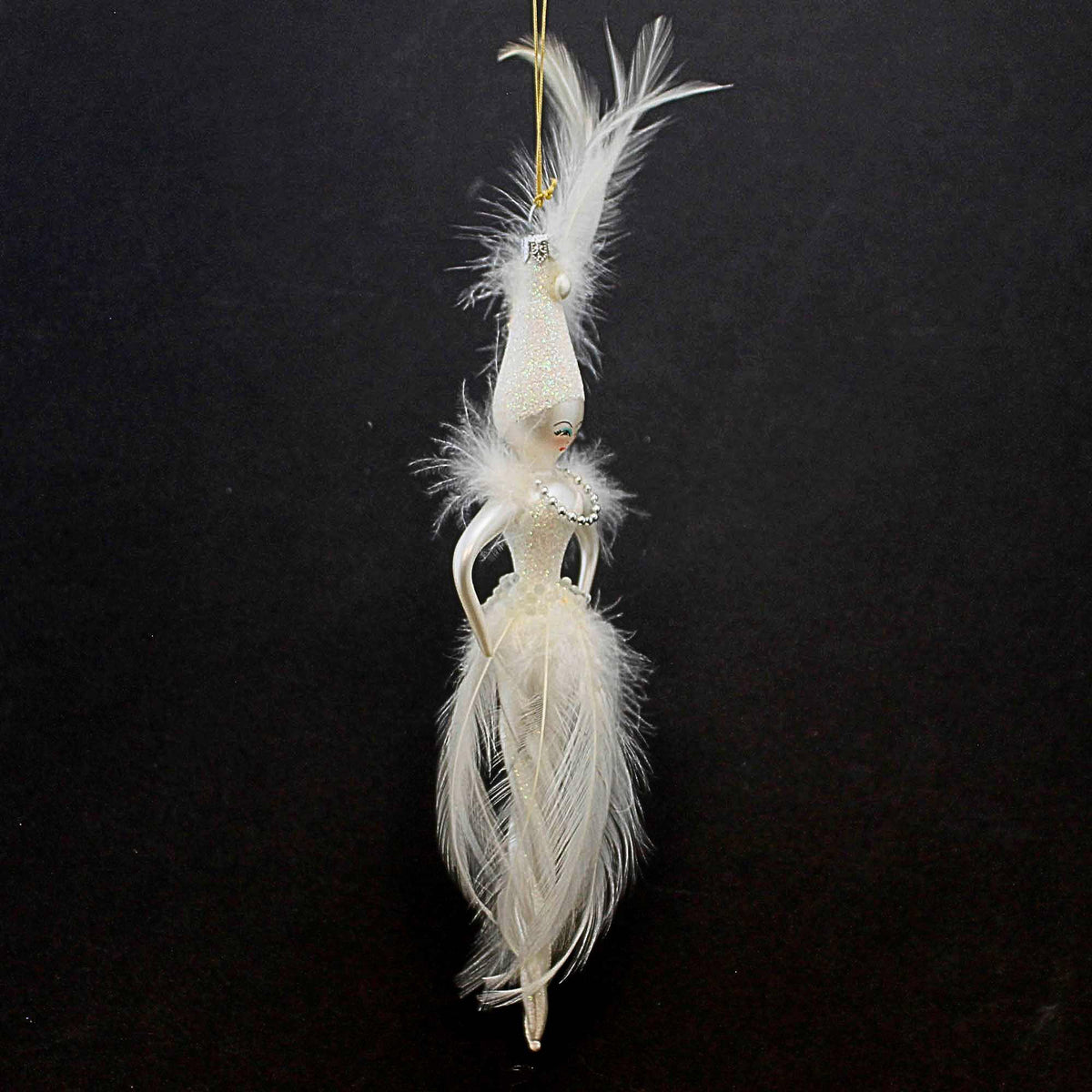 De Carlini Italian Ornaments Snowglow  Sorceress - - SBKGifts.com