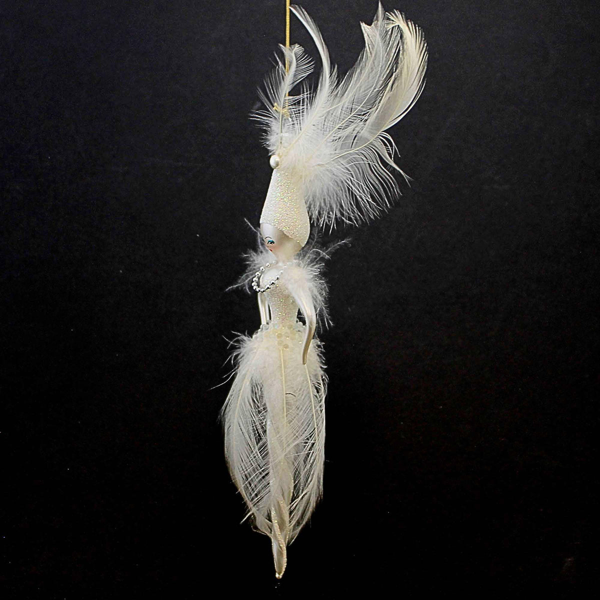 De Carlini Italian Ornaments Snowglow  Sorceress - - SBKGifts.com