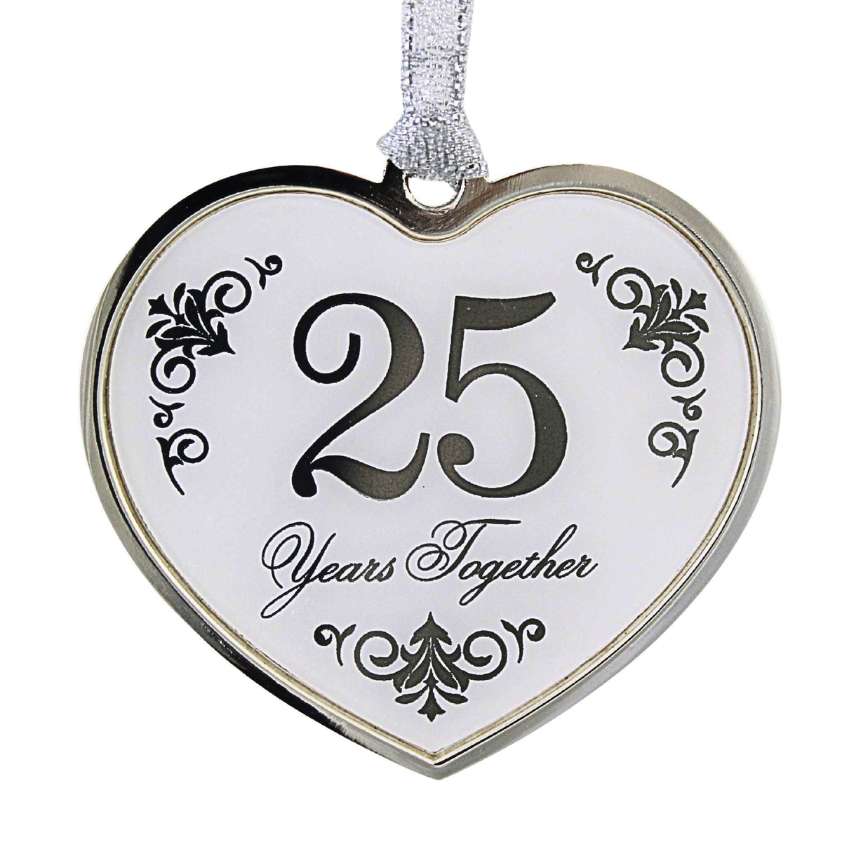 67123 25Th Wedding Anniversary Heart 16417