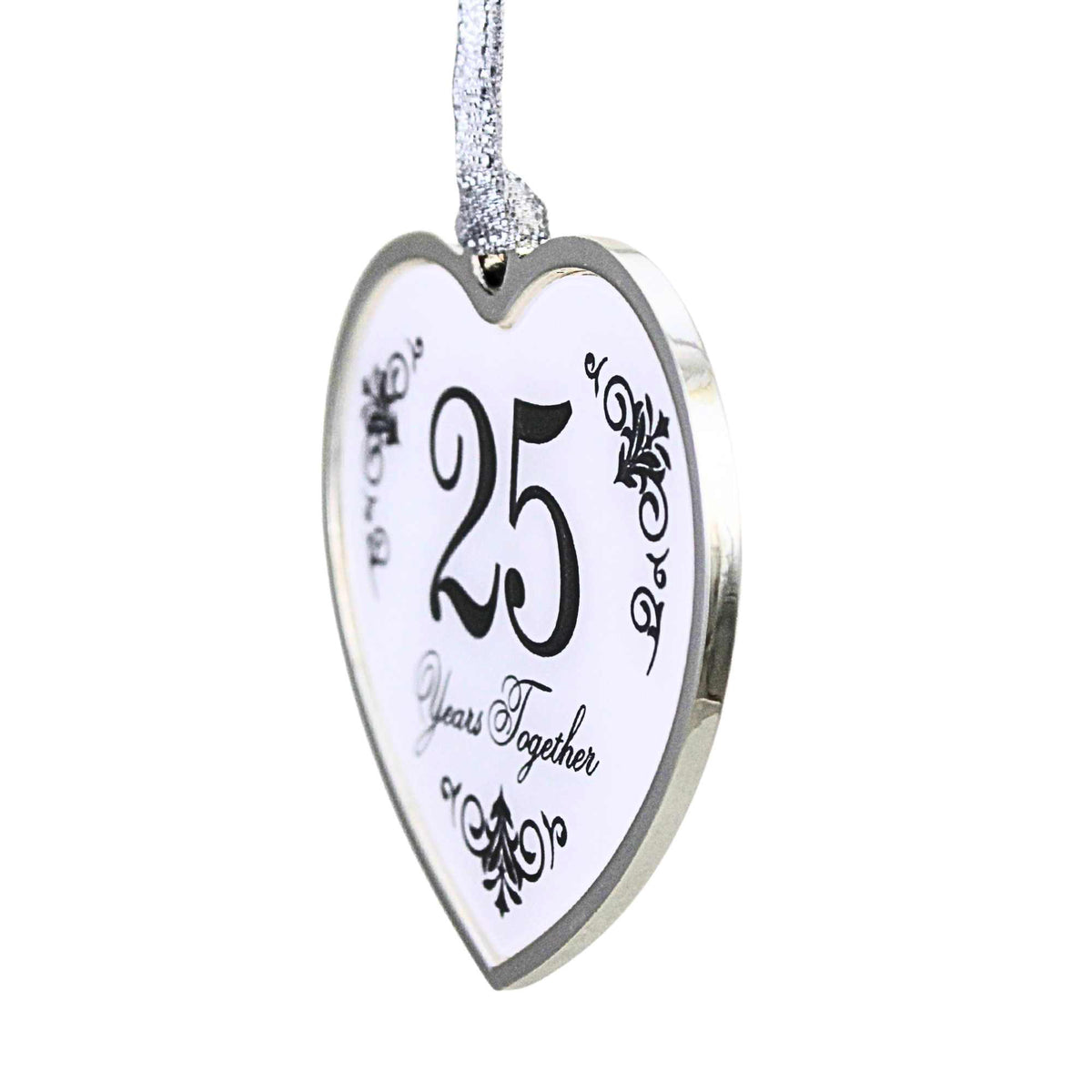 Roman 25Th Wedding Anniversary Heart - - SBKGifts.com