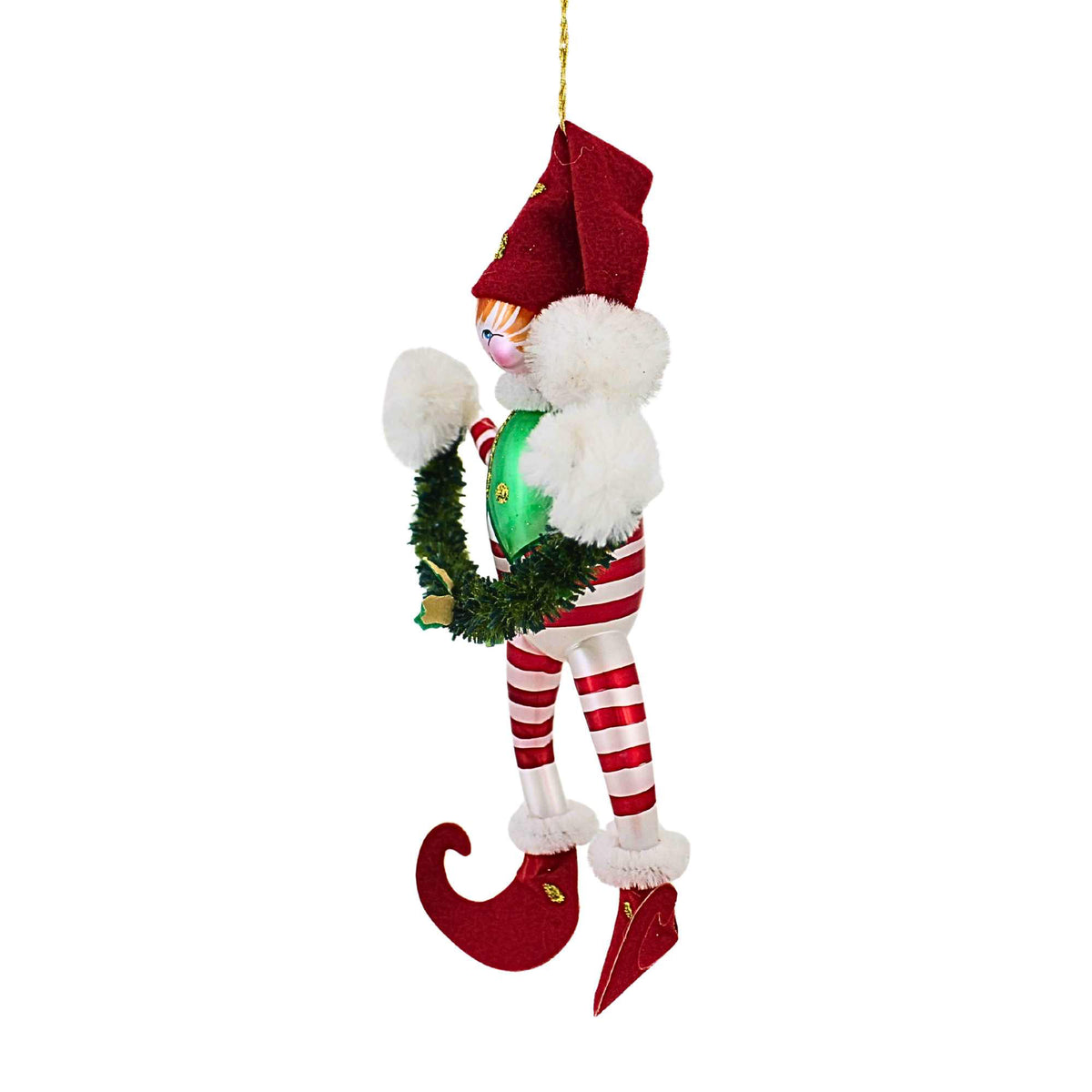 De Carlini Italian Ornaments Sparky Swirltoe - - SBKGifts.com