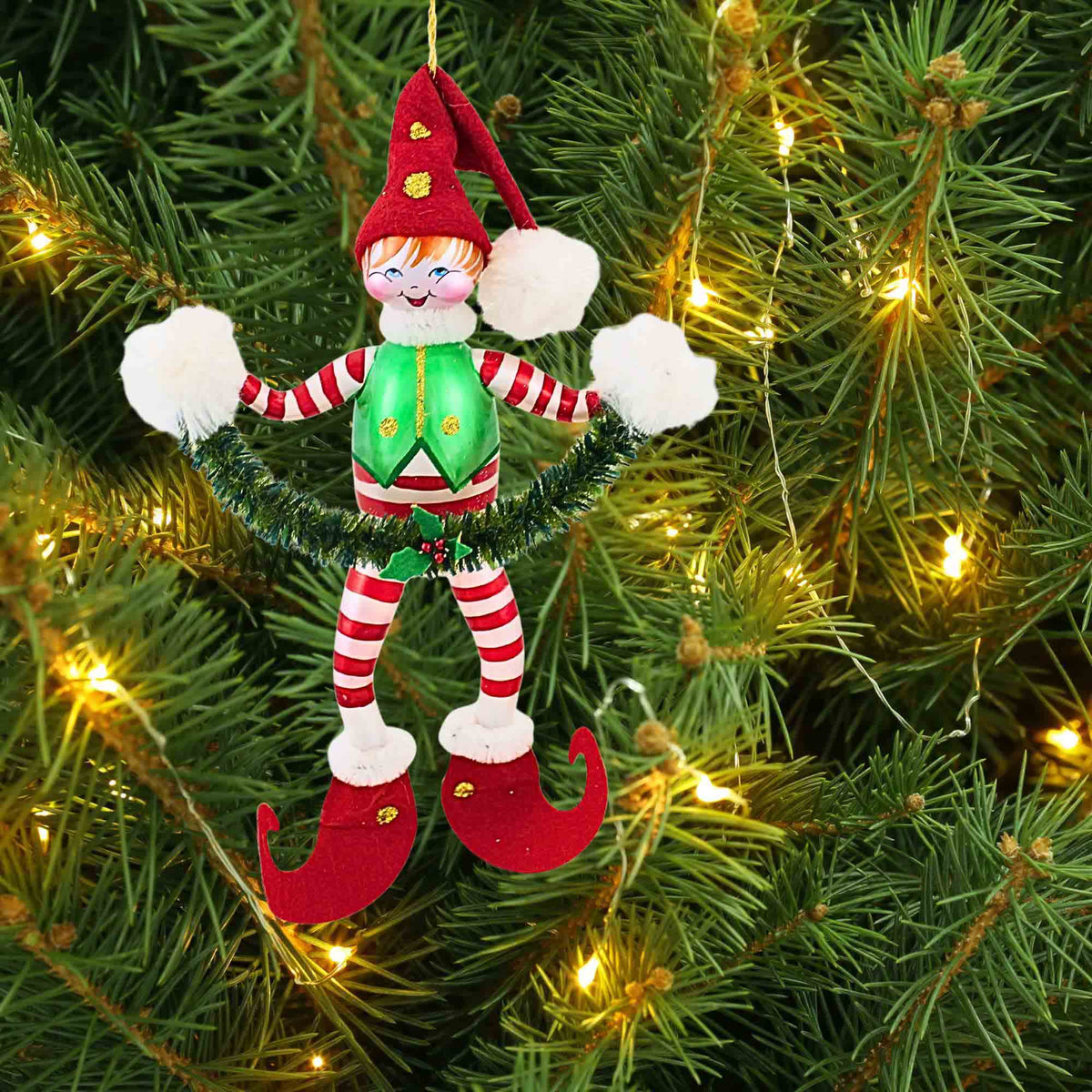 De Carlini Italian Ornaments Sparky Swirltoe - - SBKGifts.com