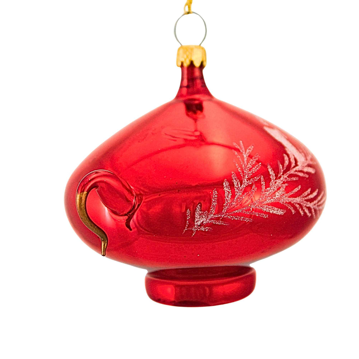 De Carlini Italian Ornaments Christmas Tea Time - - SBKGifts.com