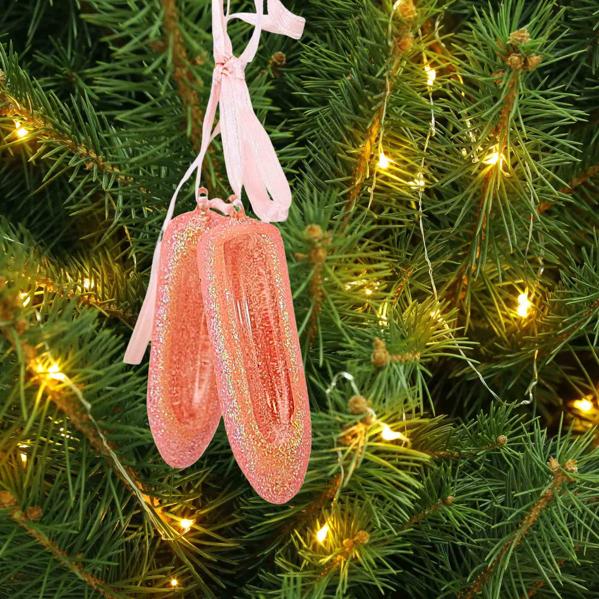 De Carlini Italian Ornaments Clara's Slippers - - SBKGifts.com