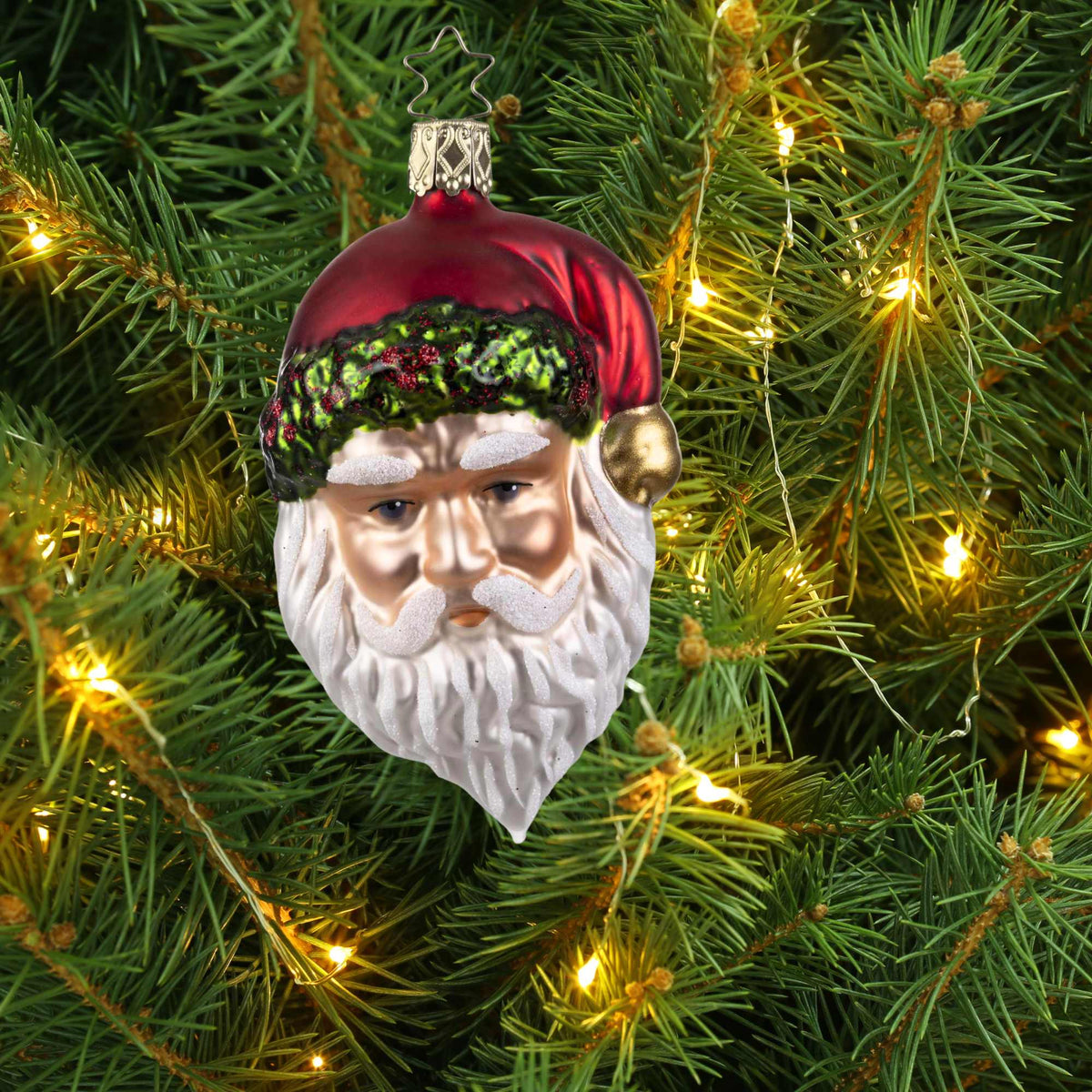 Inge Glas Festive Santa Claus - - SBKGifts.com