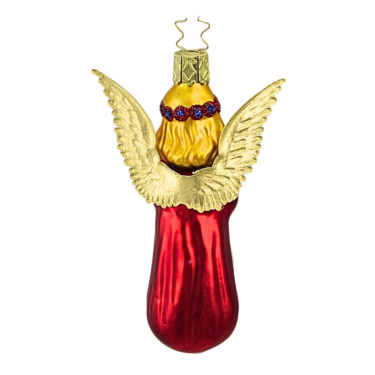 Inge Glas Festive Angel - - SBKGifts.com