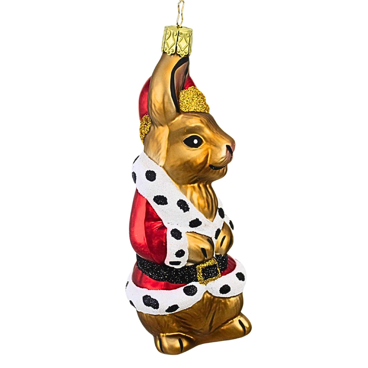 Inge Glas Santa Hare - - SBKGifts.com