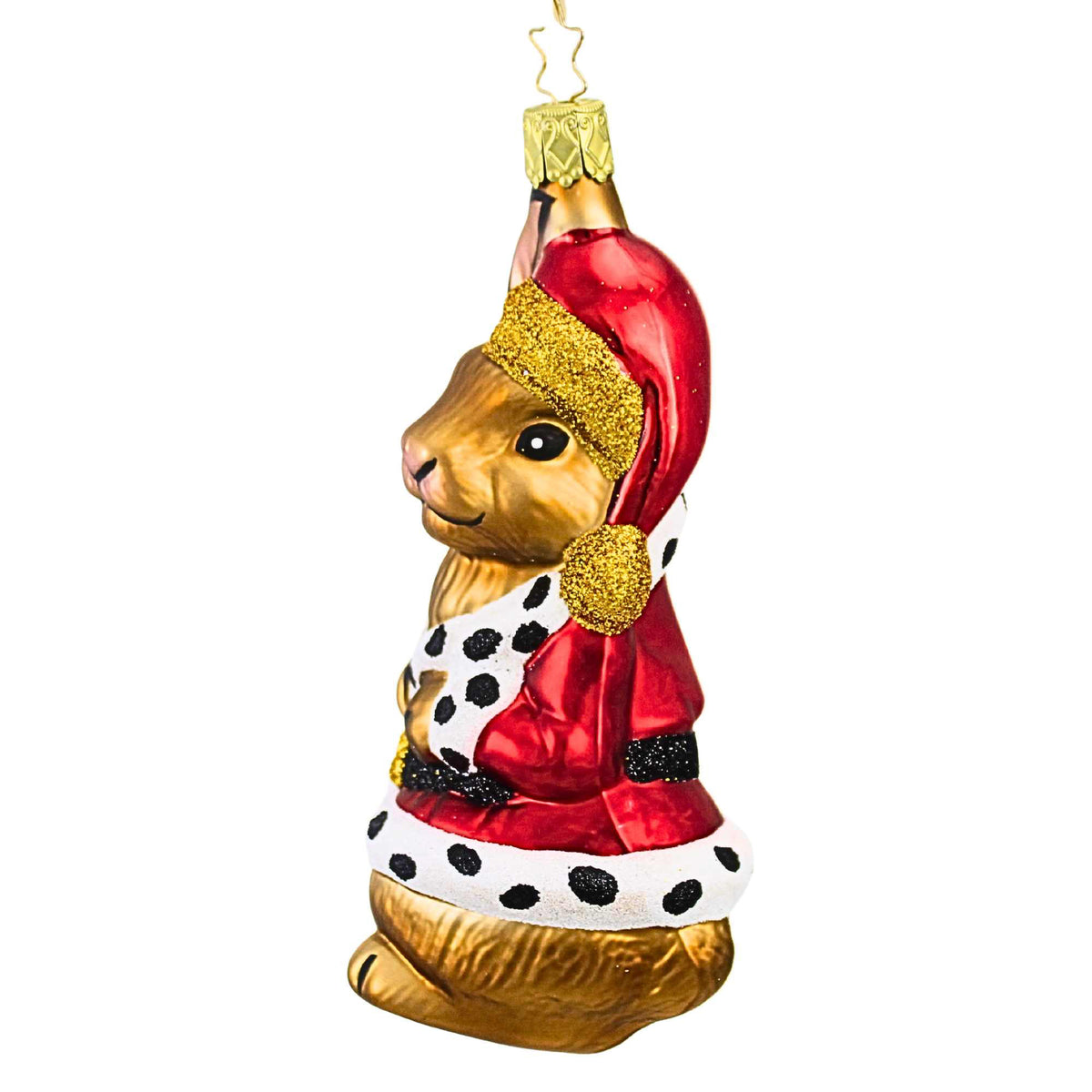 Inge Glas Santa Hare - - SBKGifts.com