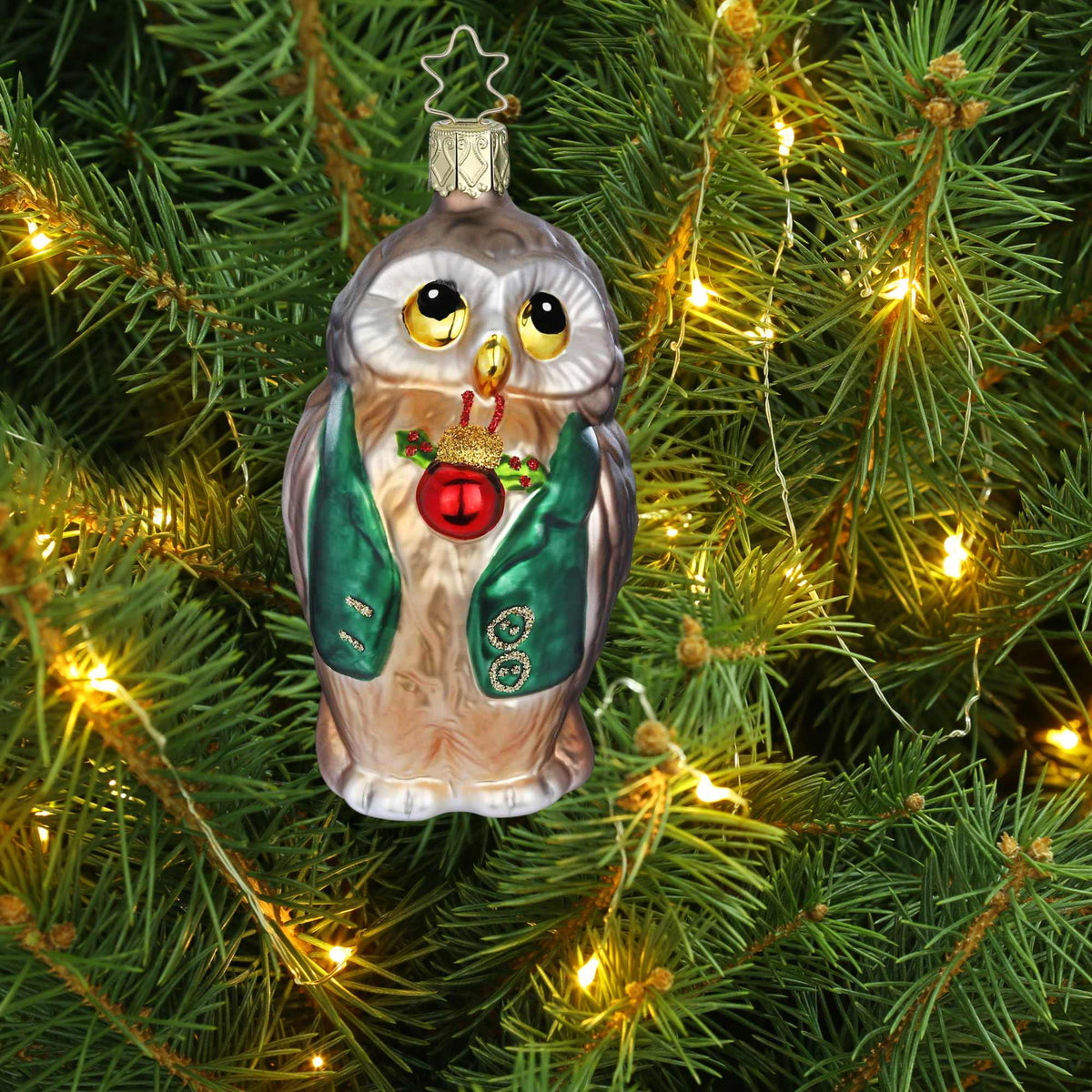 Inge Glas Owl From The Luminous Forest - - SBKGifts.com