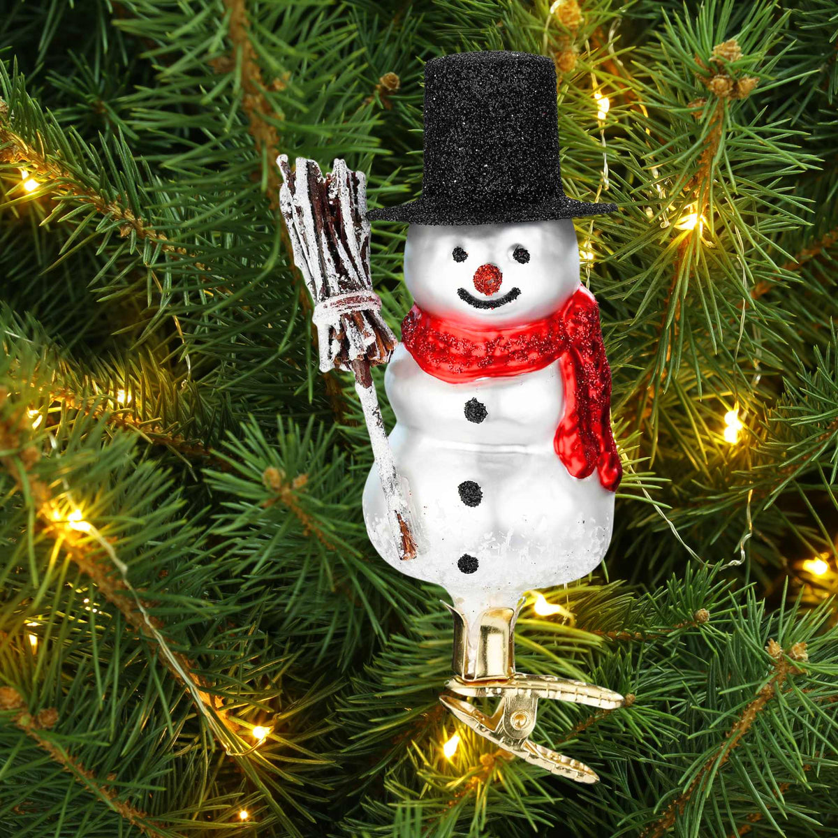 Inge Glas Friendly Snowman - - SBKGifts.com